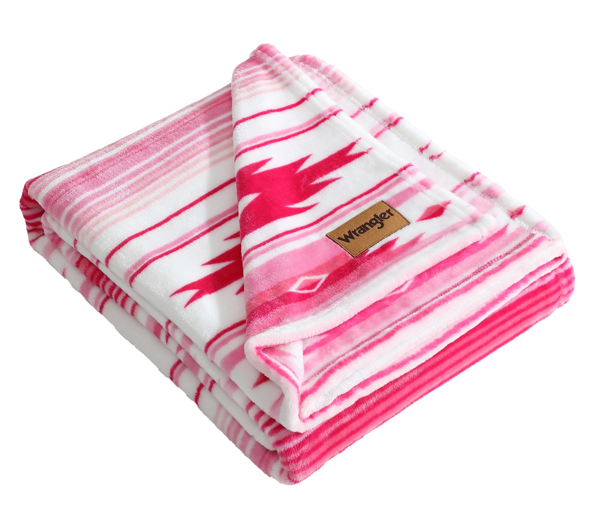 Wrangler Coyote Sands Pink Ultra Plush Fleece 50"X60" Throw