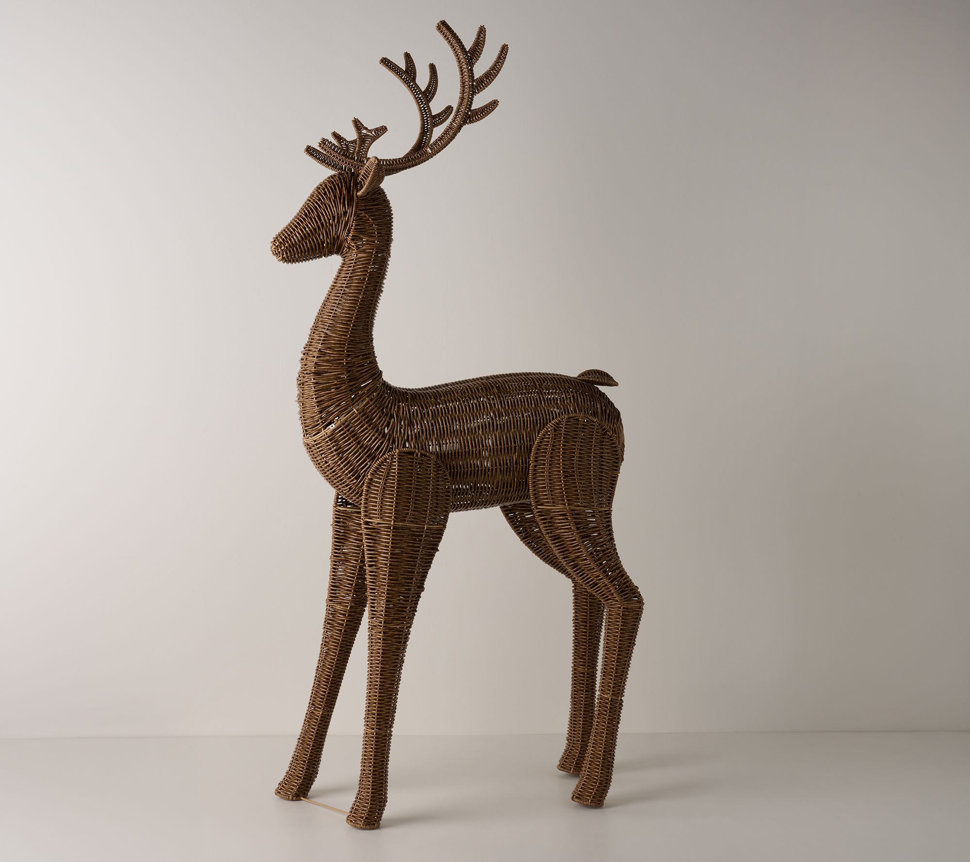 Home Reflections Wire In/Outdoor Standing Deer Decor