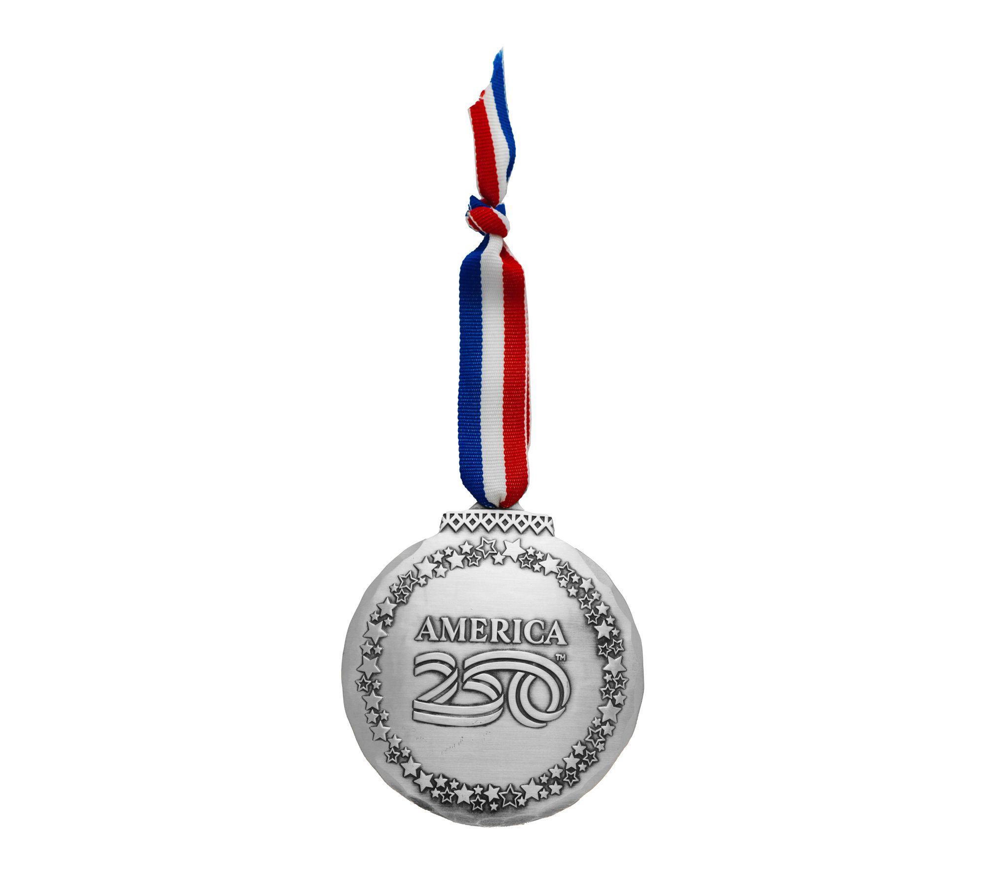 America250 Classic Round Ornament, Aluminum