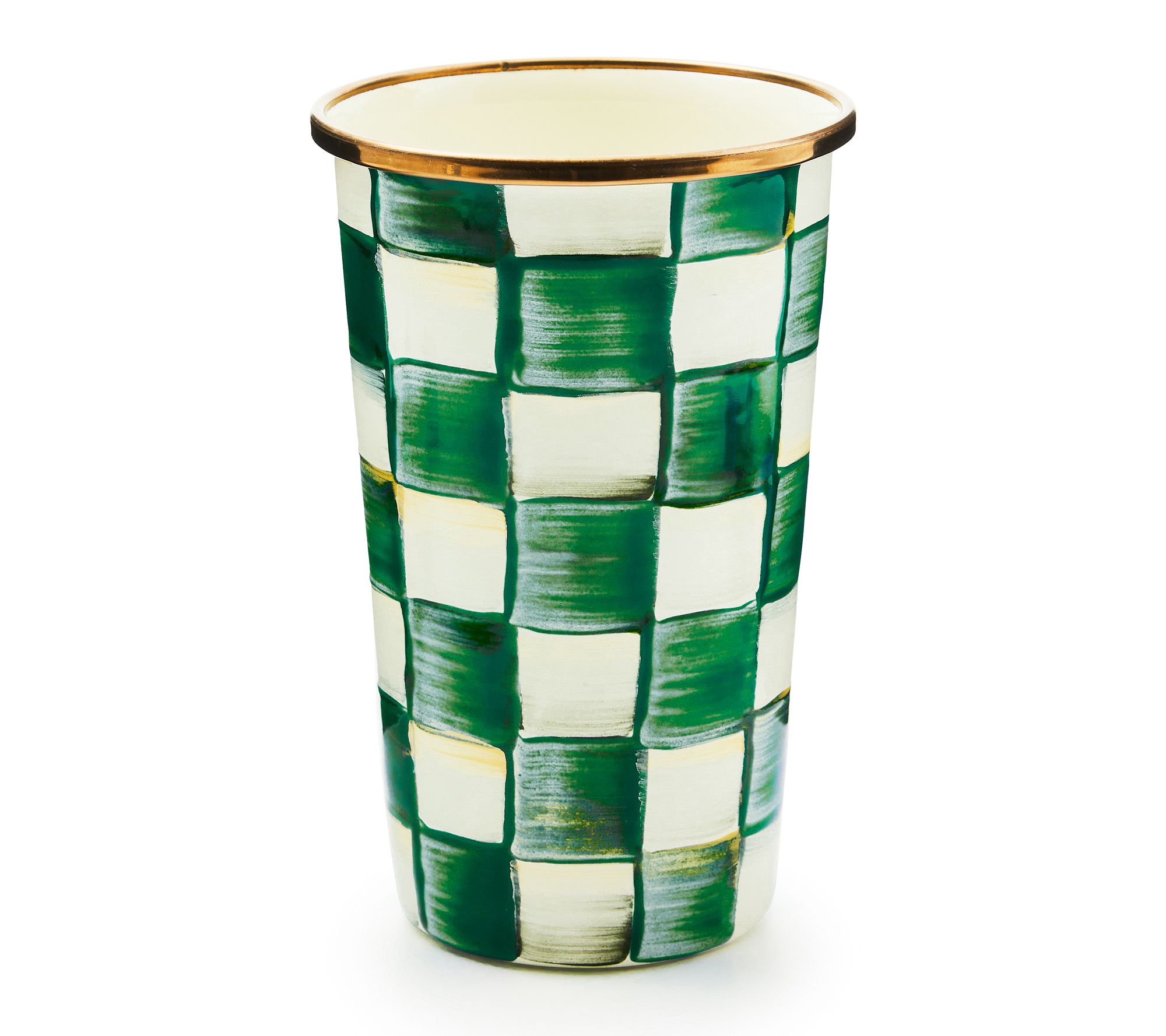 MacKenzie Childs Check 20 Ounce Tumbler