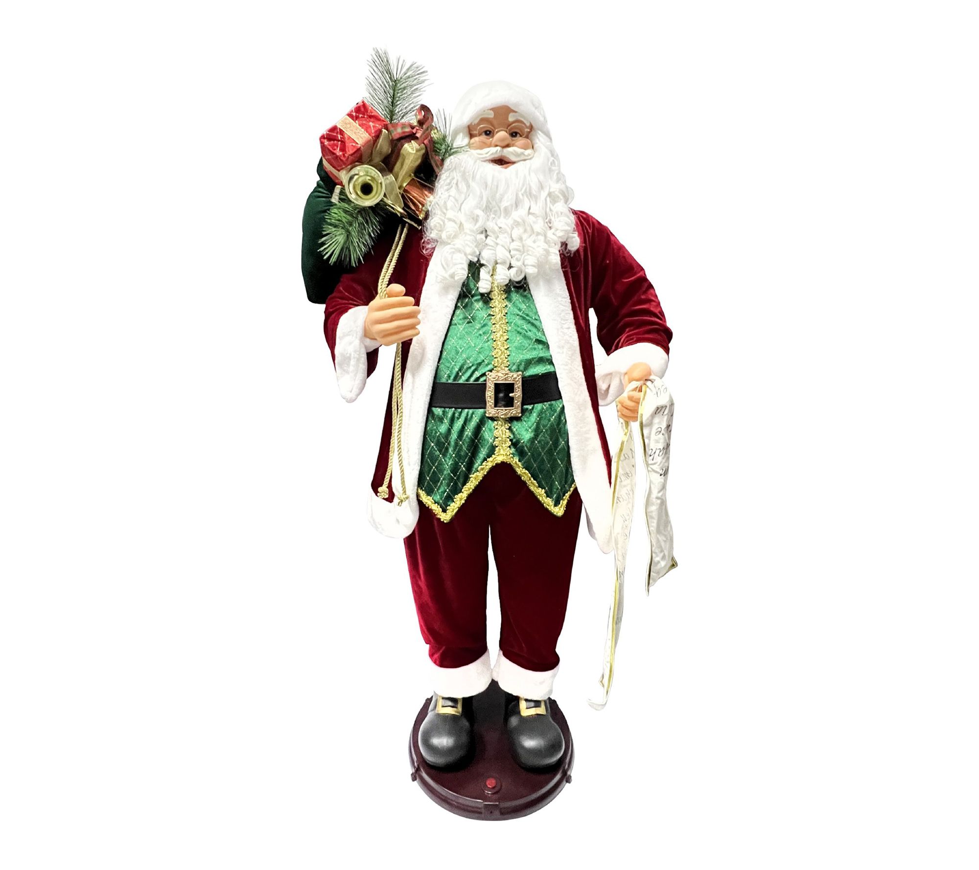 Fraser Hill Farm 4.9-Ft. Animated Musical Dancing Santa