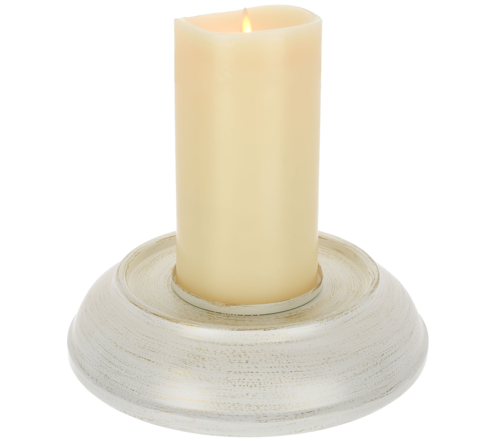 Luminara Hurricane with Flameless Candle and Two Seasonal Fills