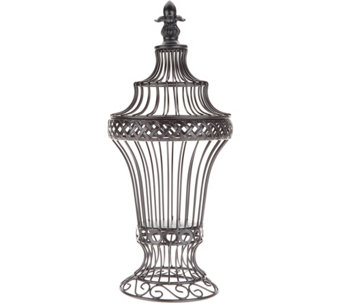 Indoor/ Outdoor 18" Wire Footed Urn by Valerie - H213531