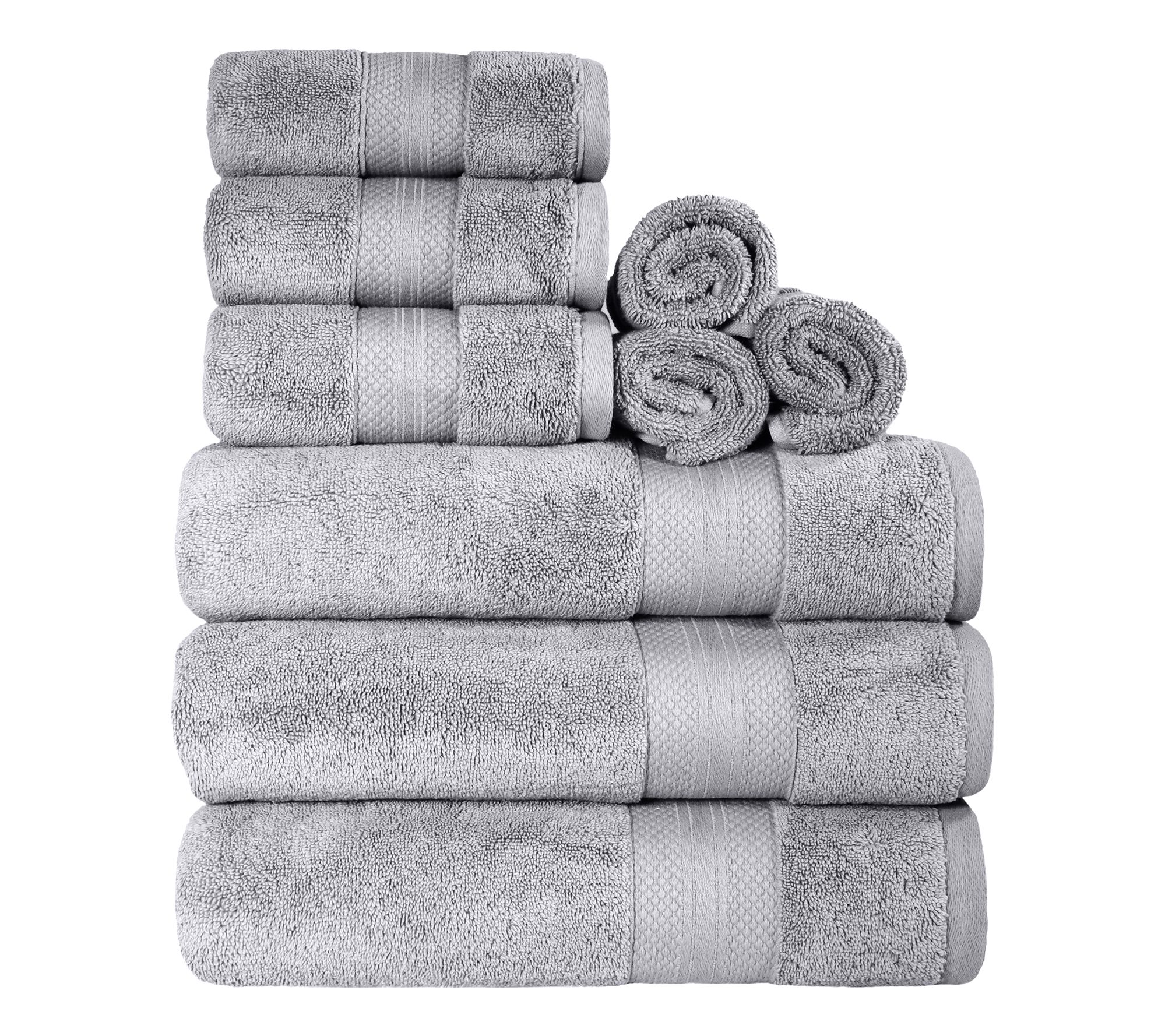 Superior Turkish Cotton 9-Piece Solid Absorbenwel Set