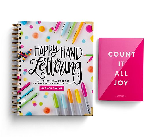 Happy Hand Lettering Step by Step Guide and Journal