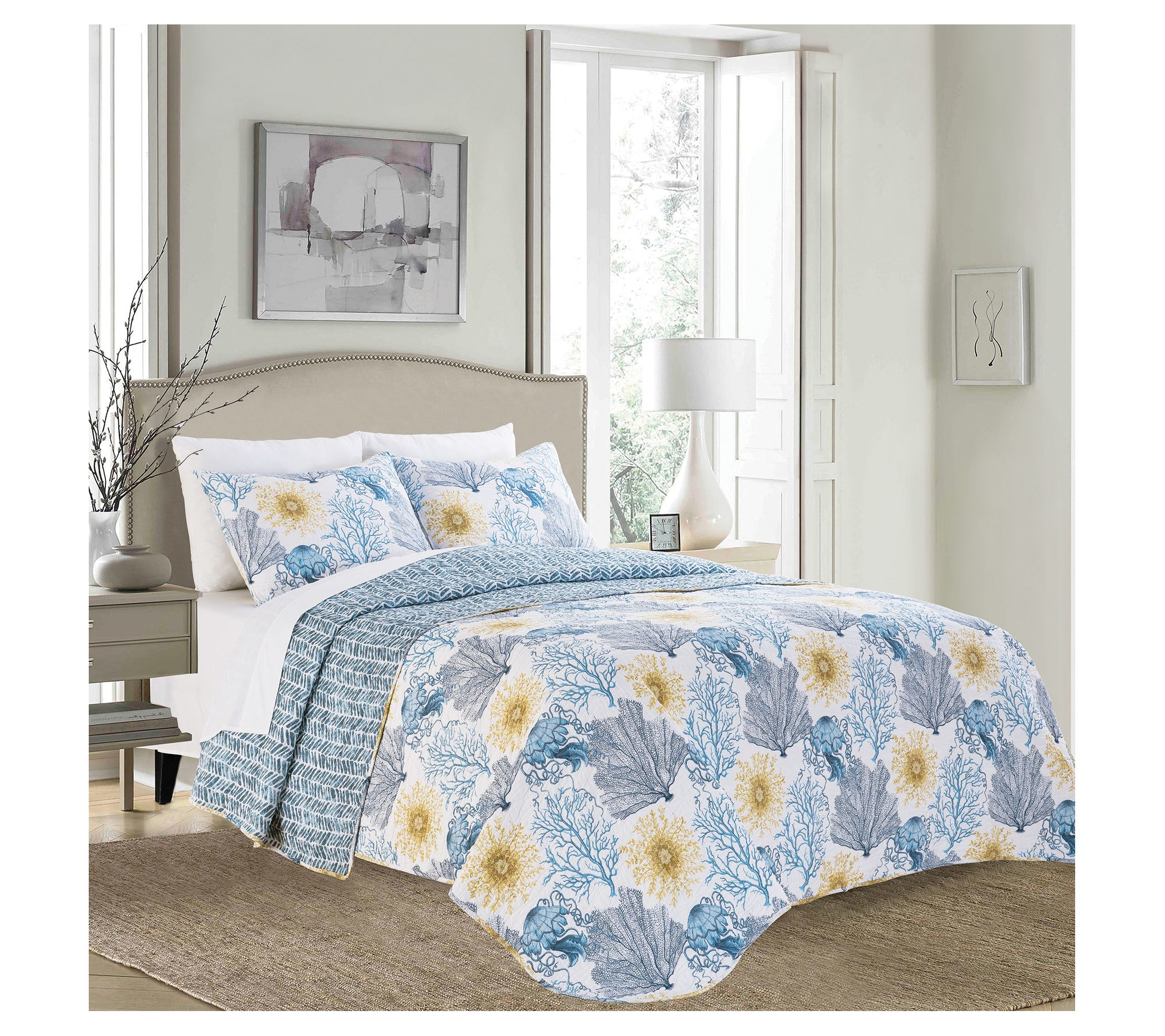 Monterey Mist King Bedspread by Valerie
