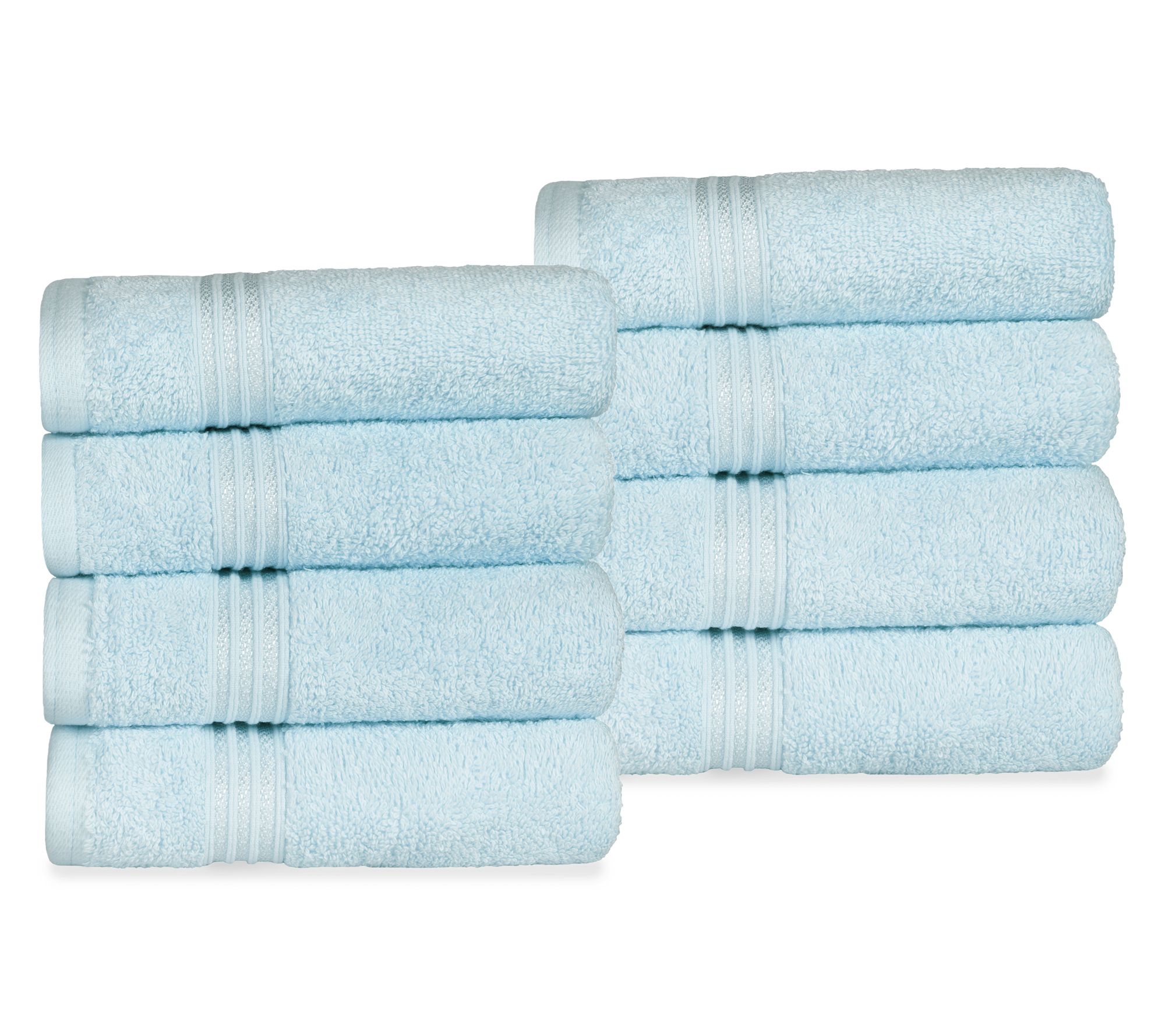 Superior Egyptian Cotton 8-Piece Heritage Hand Towel Set