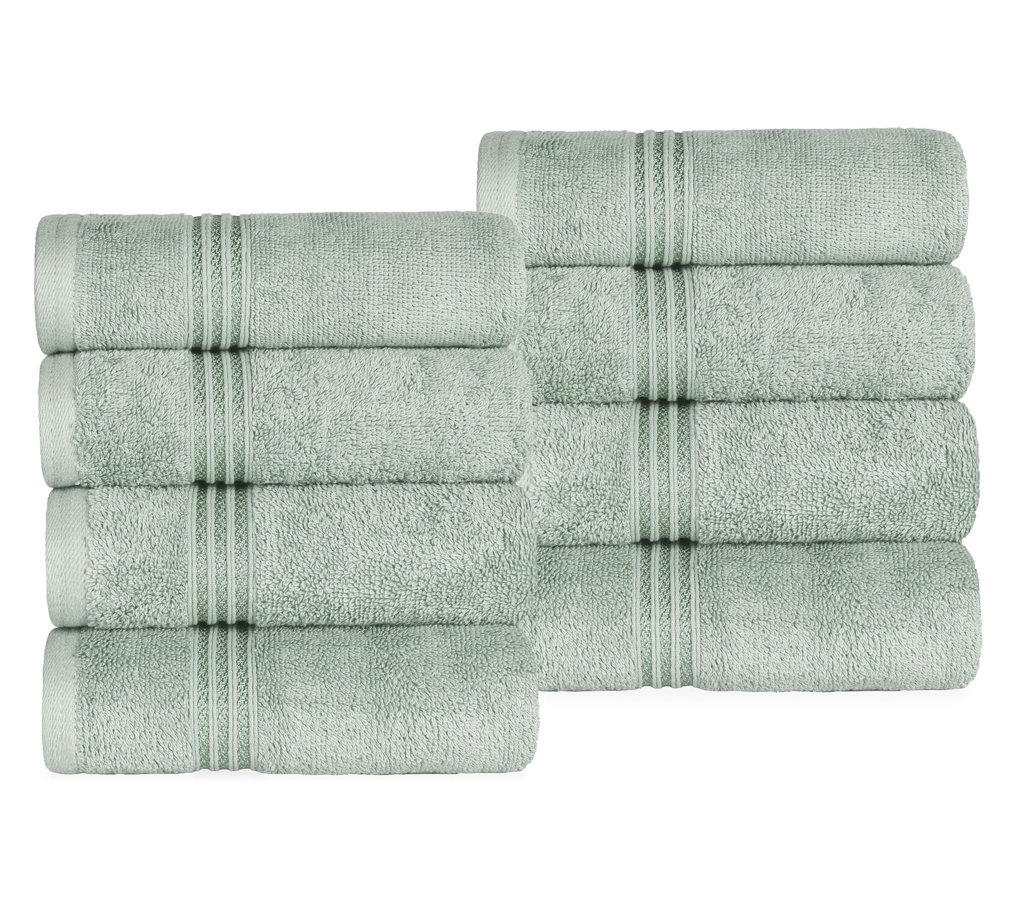 Superior Egyptian Cotton 8-Piece Heritage Handwel Set
