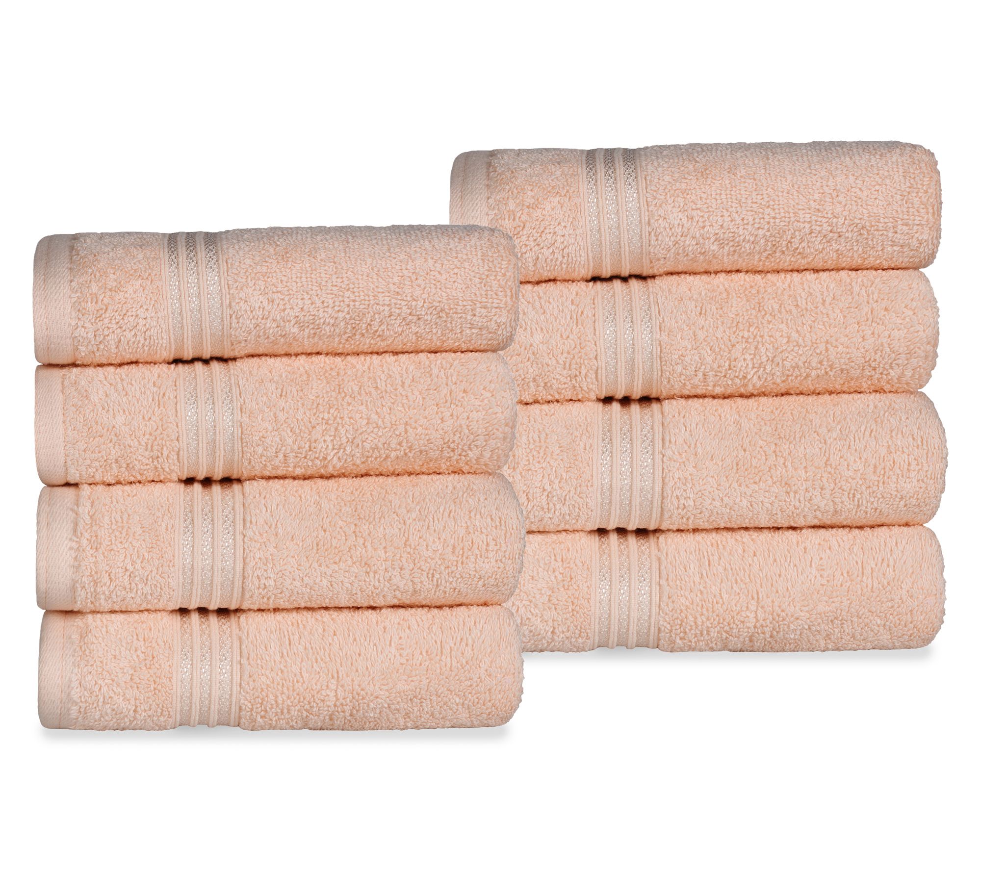 Superior Egyptian Cotton 8-Piece Heritage Hand Towel Set