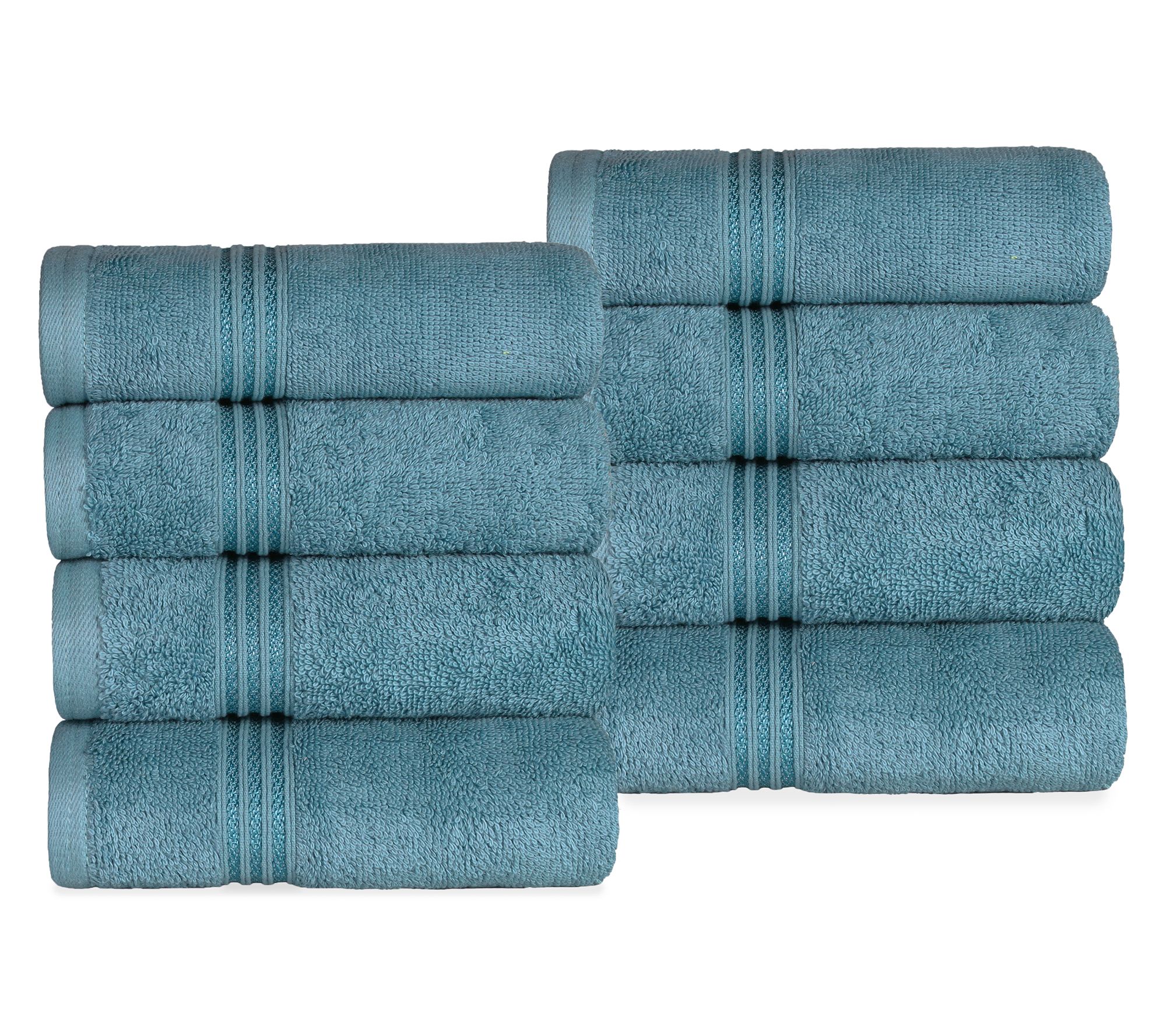 Superior Egyptian Cotton 8-Piece Heritage Handwel Set