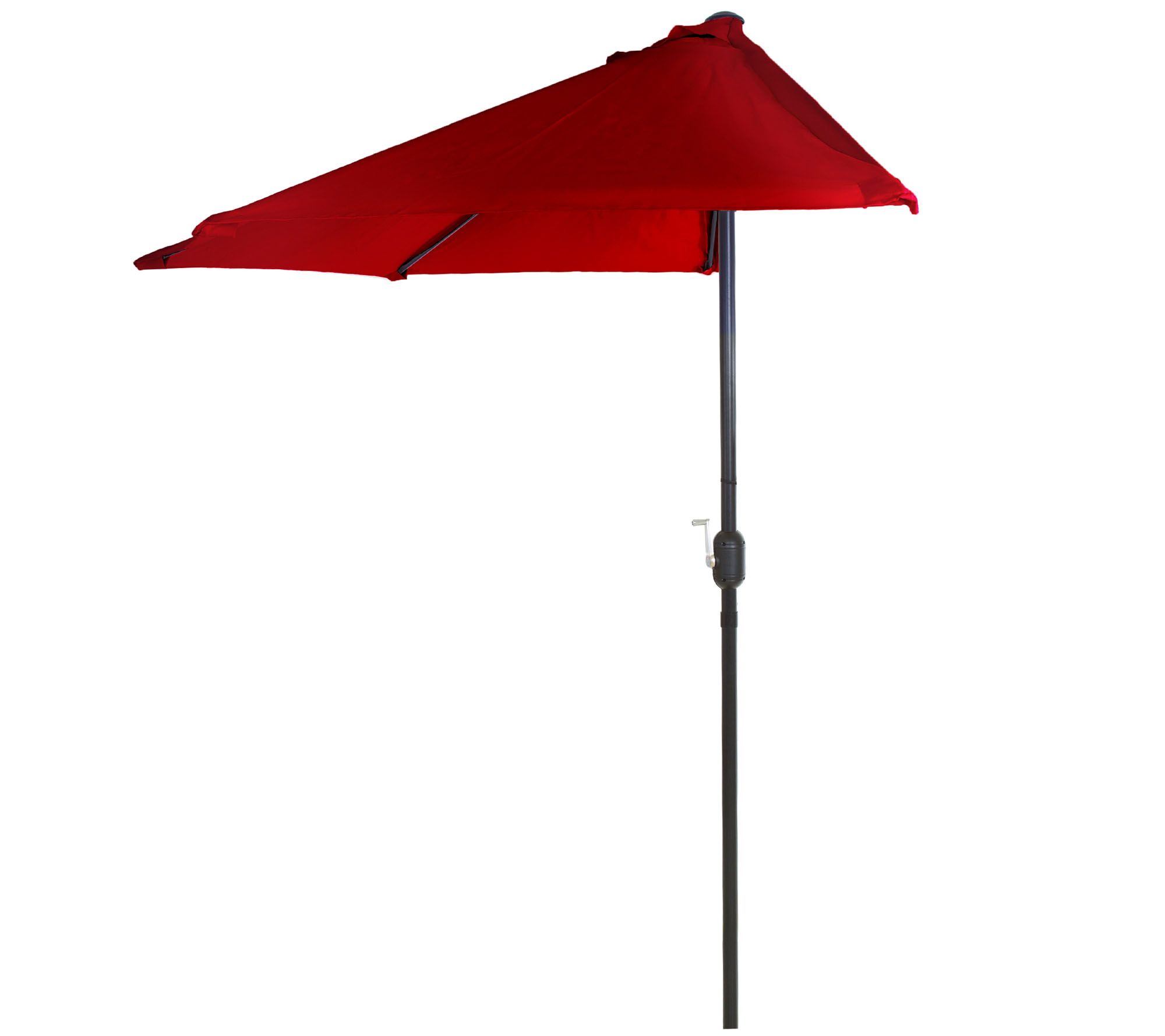 Pure Garden 9-Foot Half-Round Patio Umbrella -lue