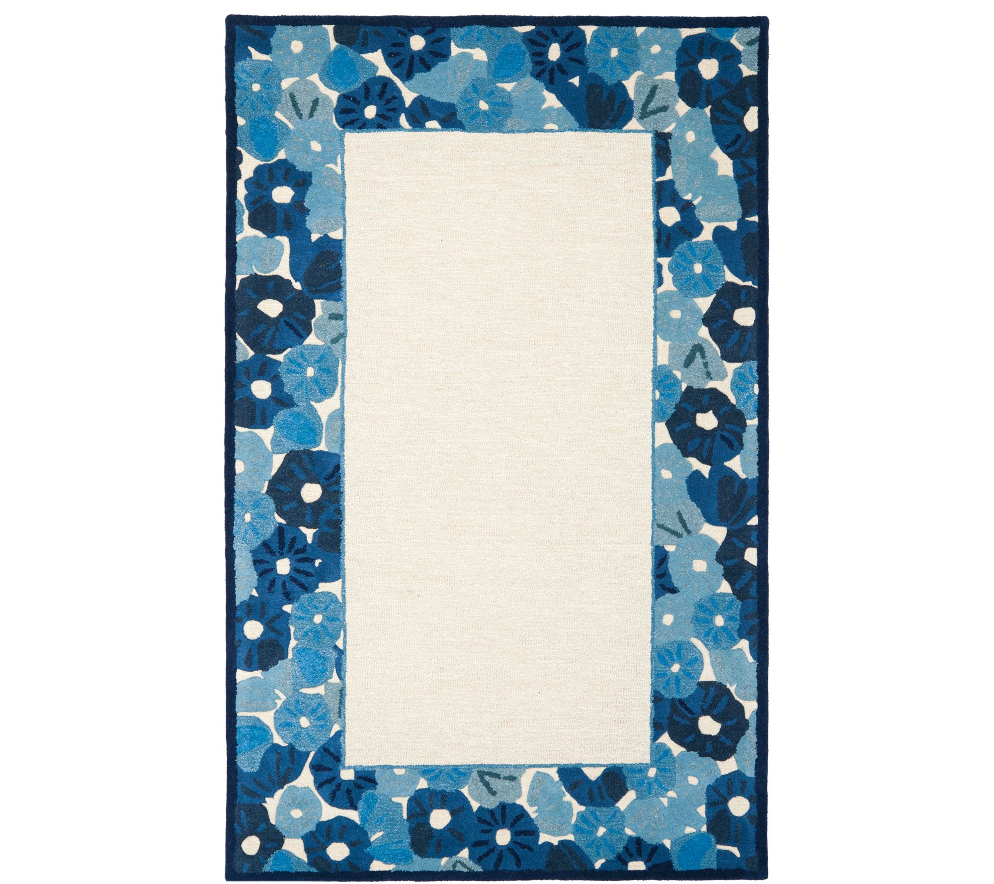 Martha Stewart Poppy Border 4' x 6' Rug