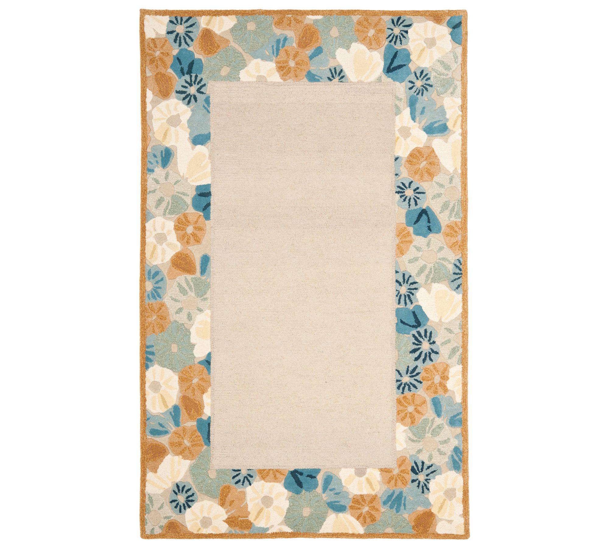 Martha Stewart Poppy Border 4' x 6' Rug