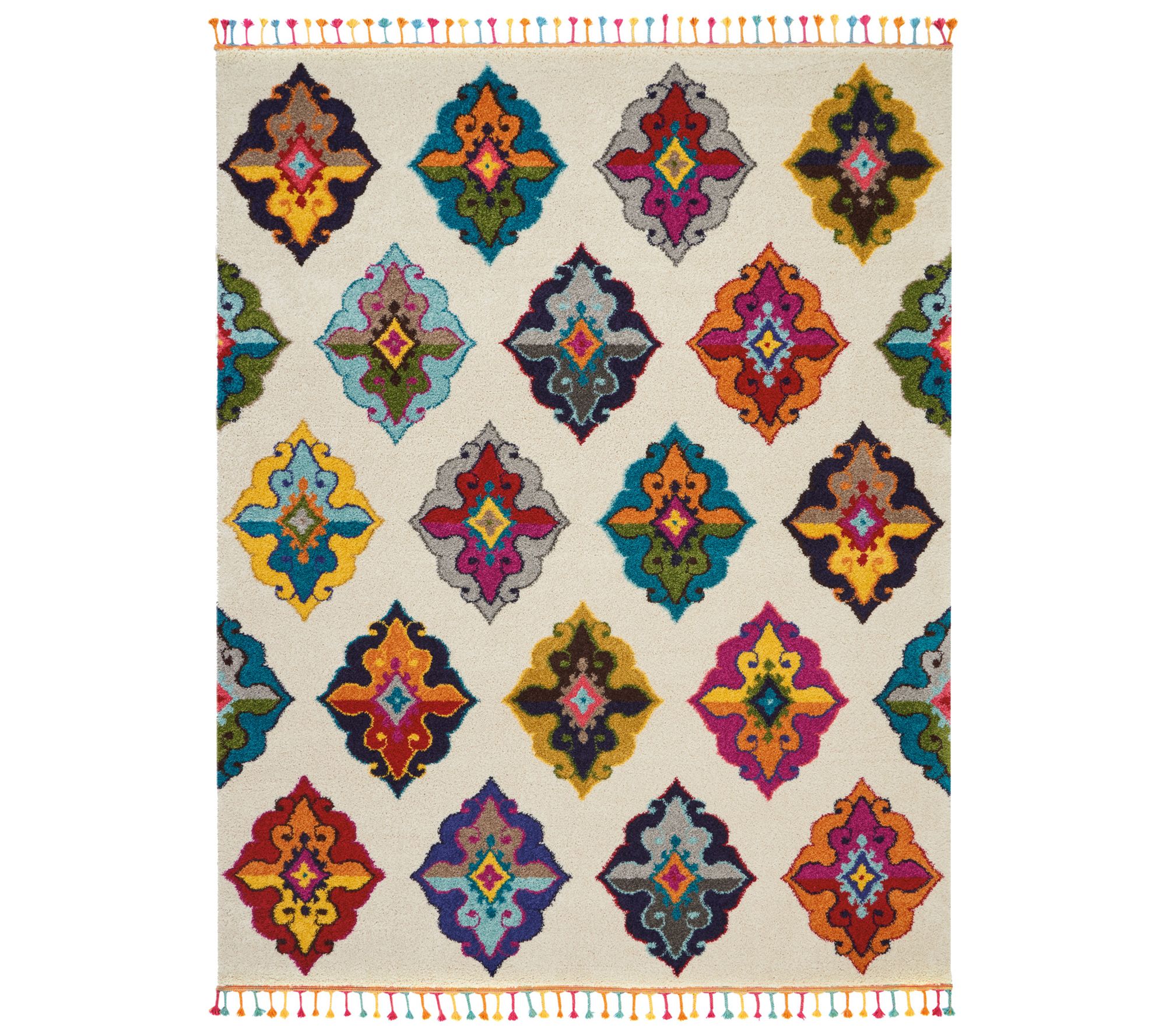 Nourison Moroccan Casbah Quatrefoil 7'10" x 10'6" Area Rug