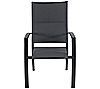 Hanover Naples 9-Pc Outdoor Set with 8 Sling Chairs and Table, 4 of 7