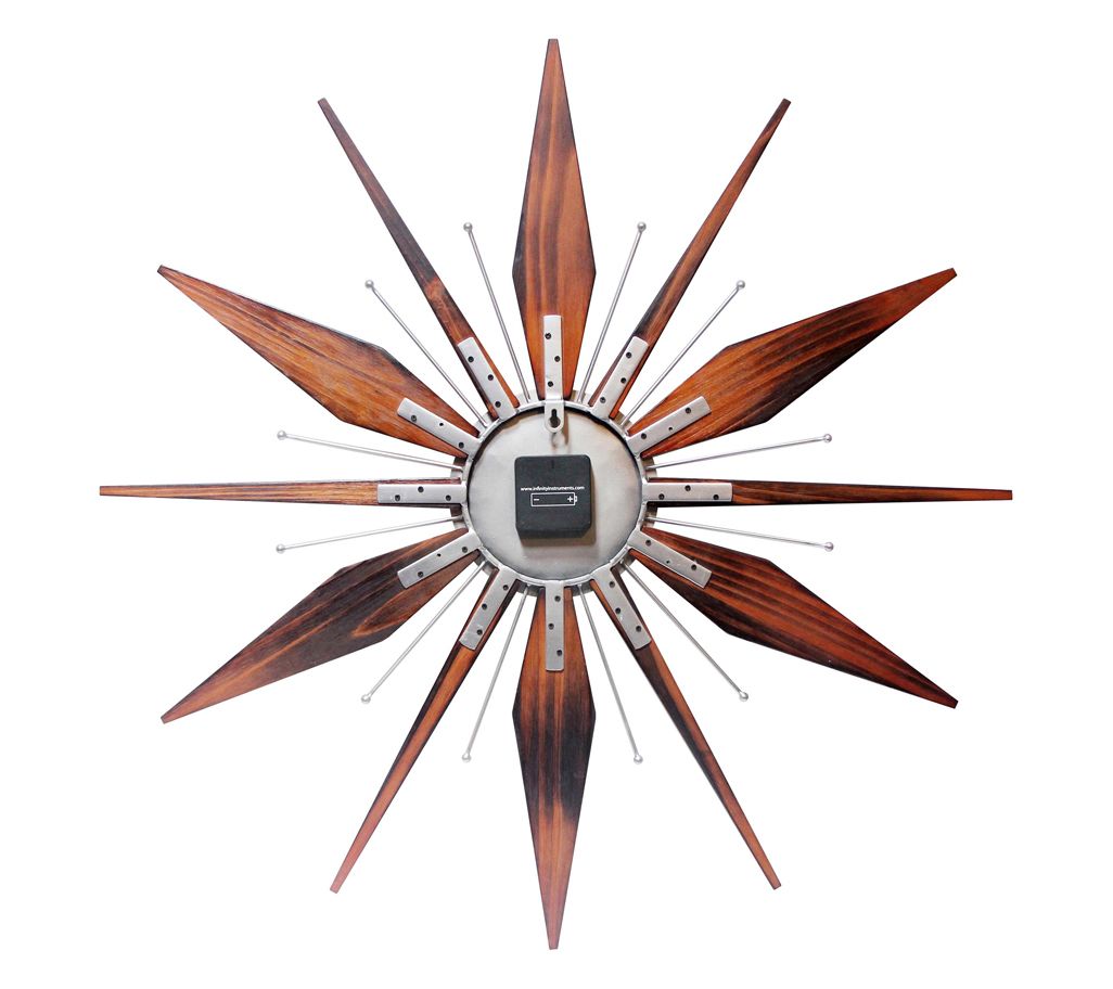 Infinity Instruments Utopia 30" MidCentury Modern Clock