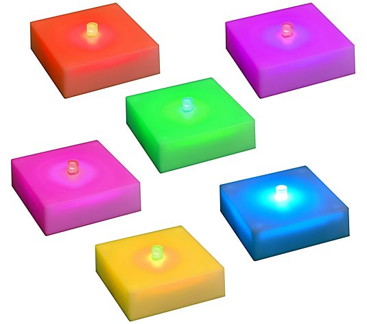 LumaBase 6 Color Changing LED Lights