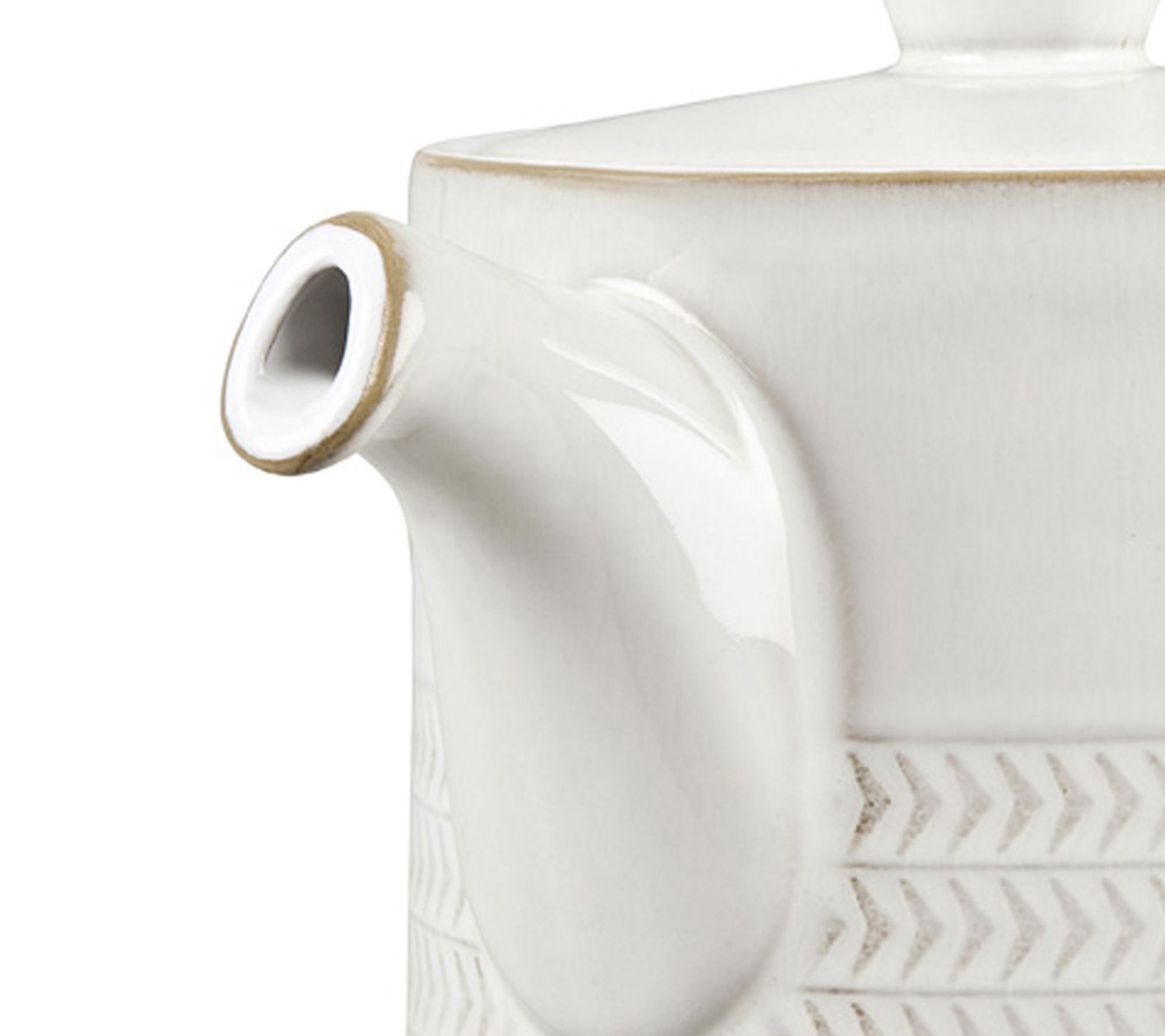 Denby Natural Canvas Textured Teapot