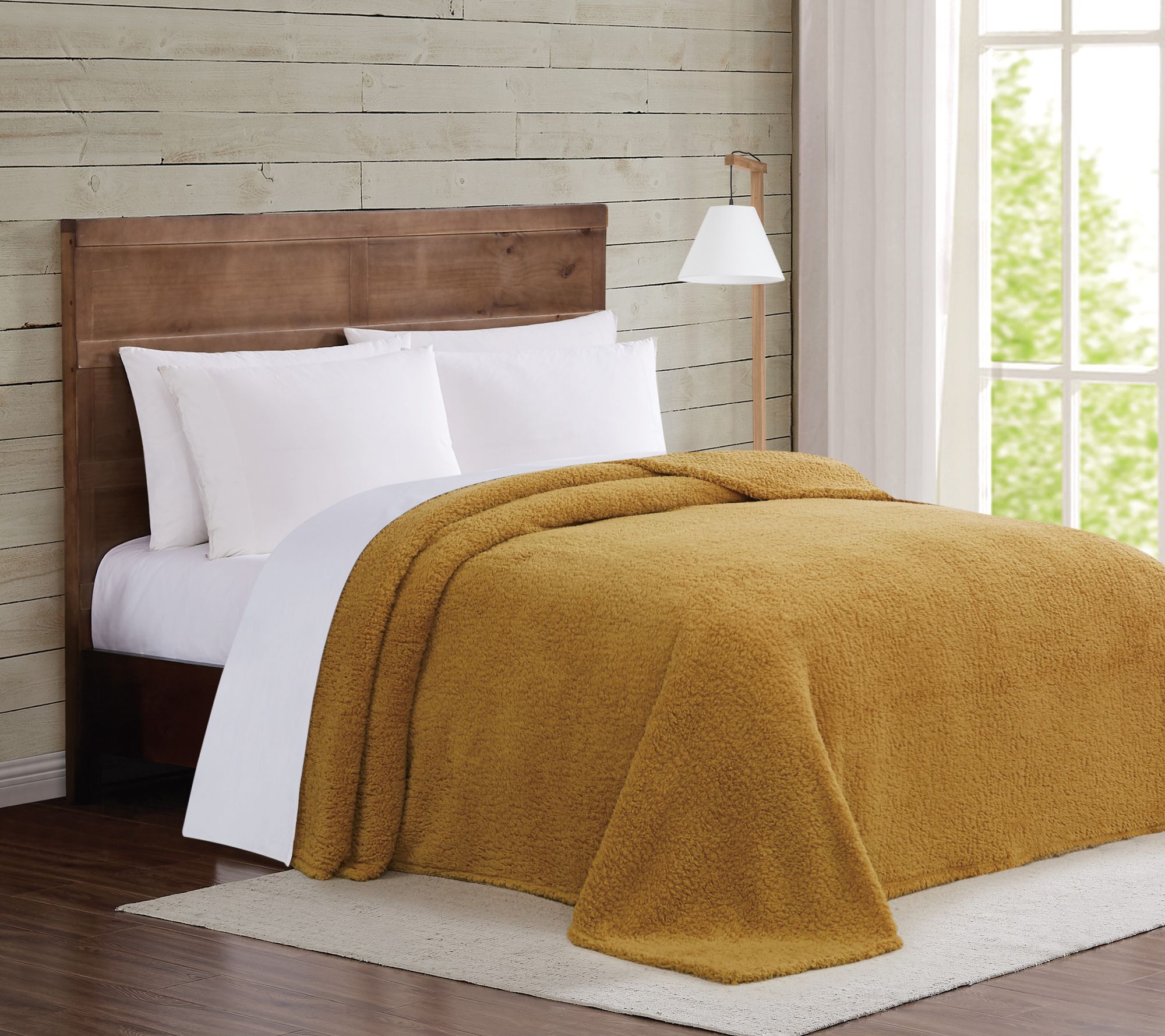 Brooklyn Loom Marshmallow Sherpa King Blanket