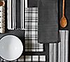 Design Imports Set of 5 Assorted Woven Kitchen  Towels, 7 of 7