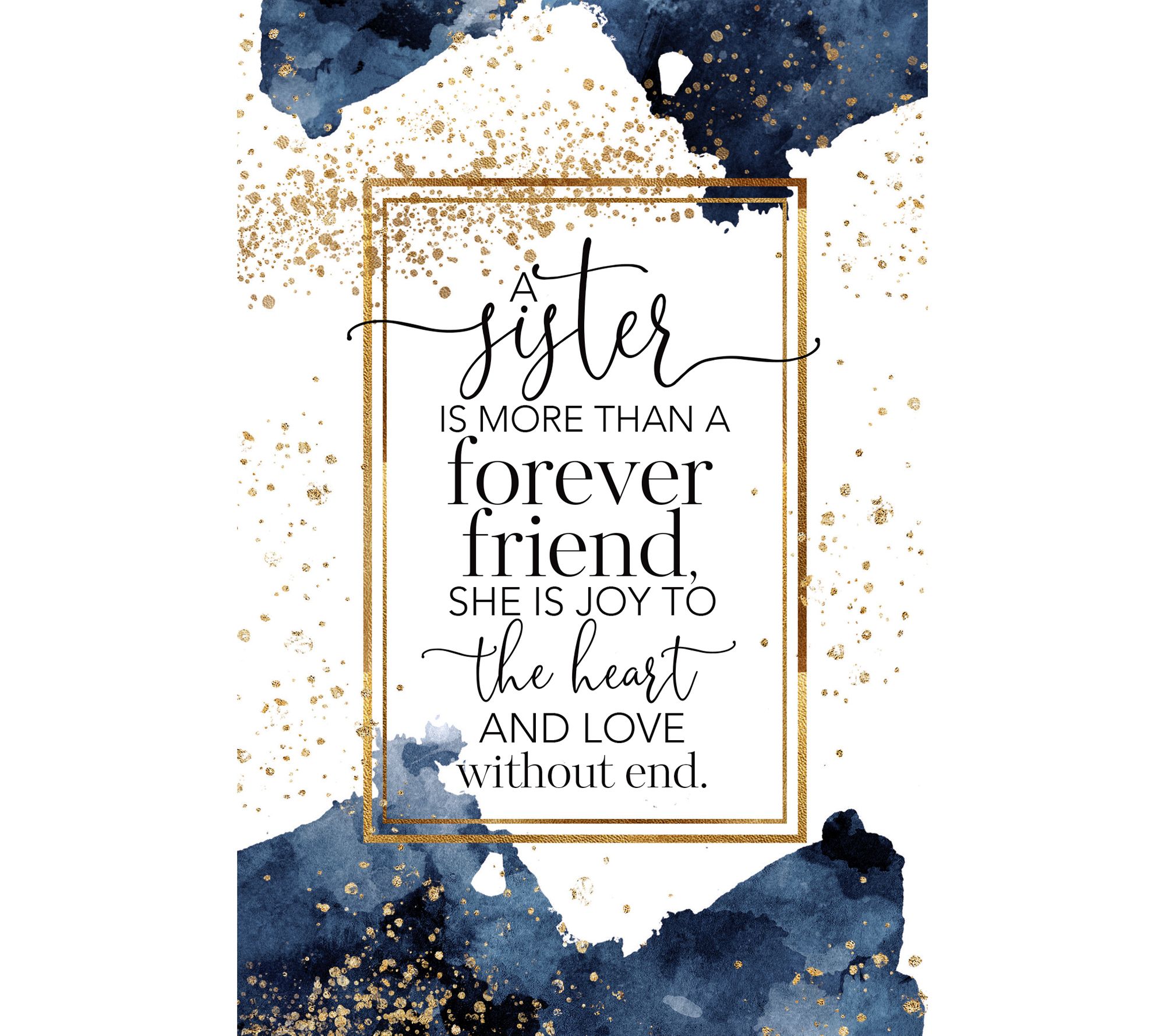 A Sister Is More Wood Plaque with Easel and Hanger