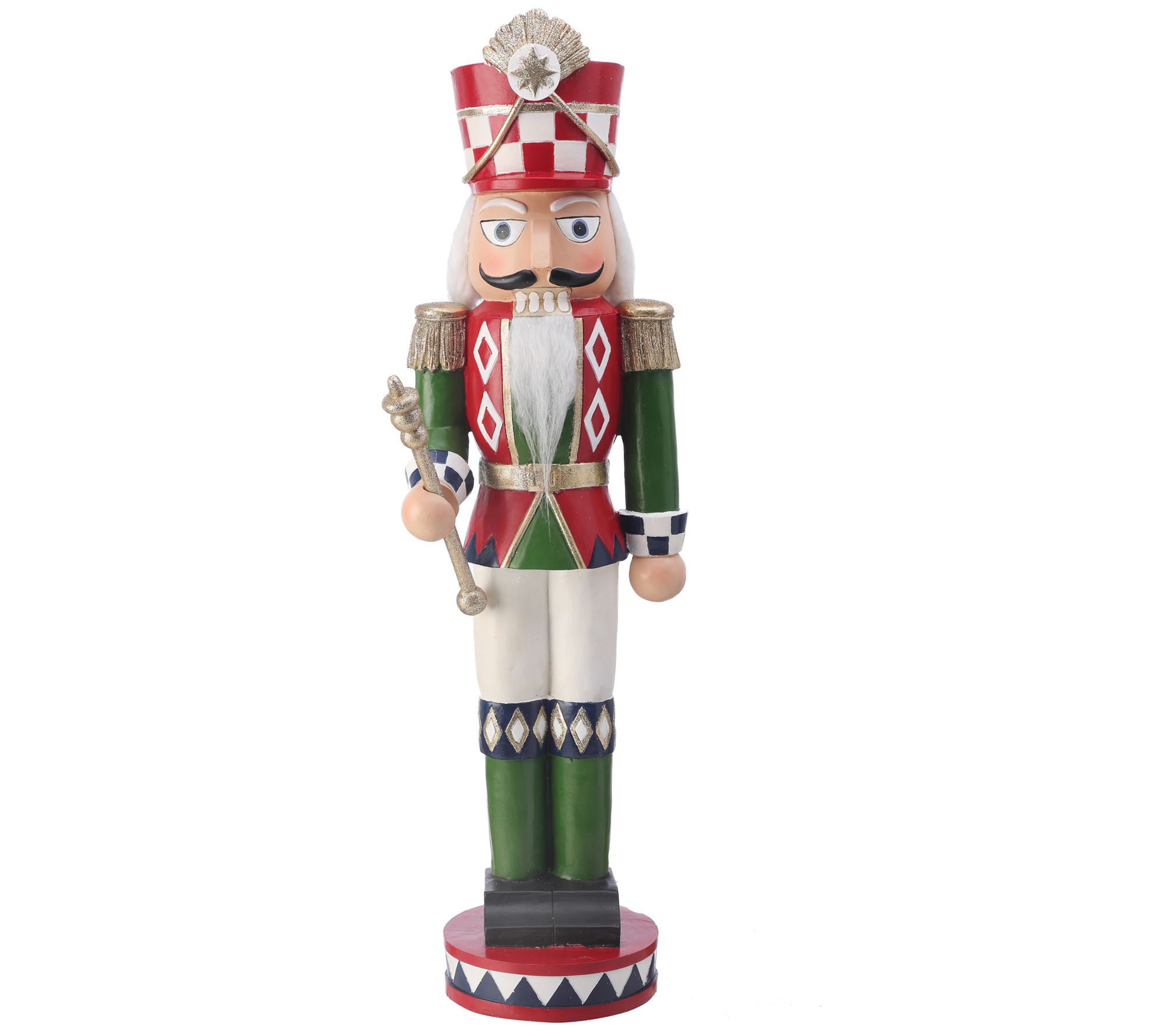 resin nutcracker statue