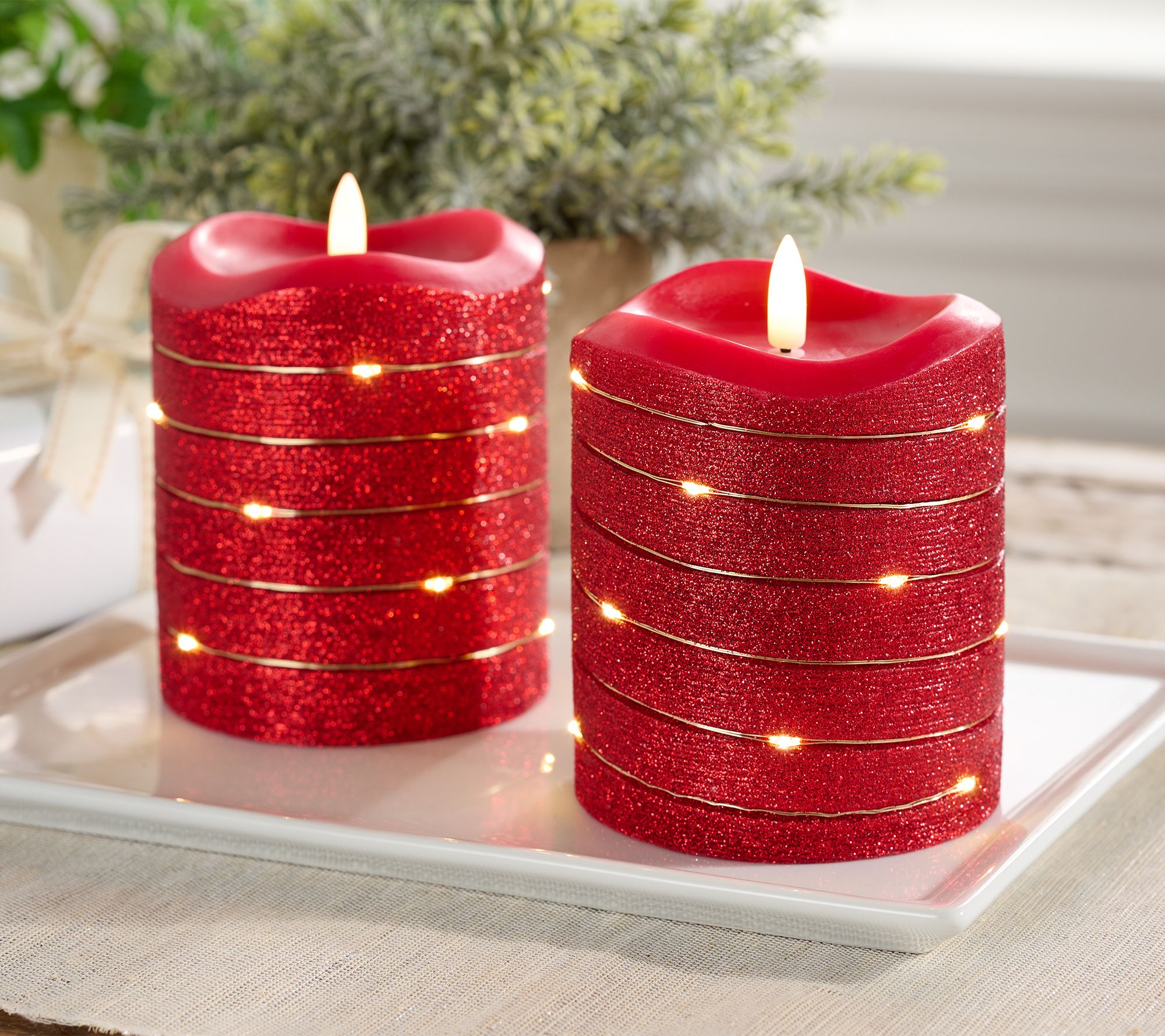 Home Reflections 8-Piece Flameless Candle Set 