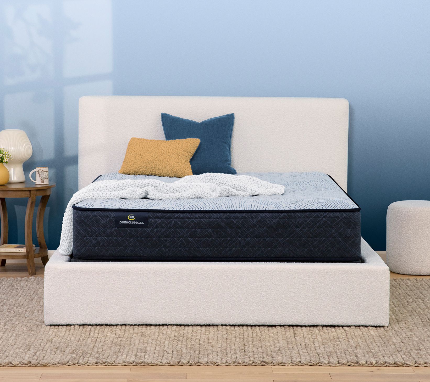 Serta Perfect Sleeper Blue Lagoon Nights Firm Mattress -Cal KG - QVC.com