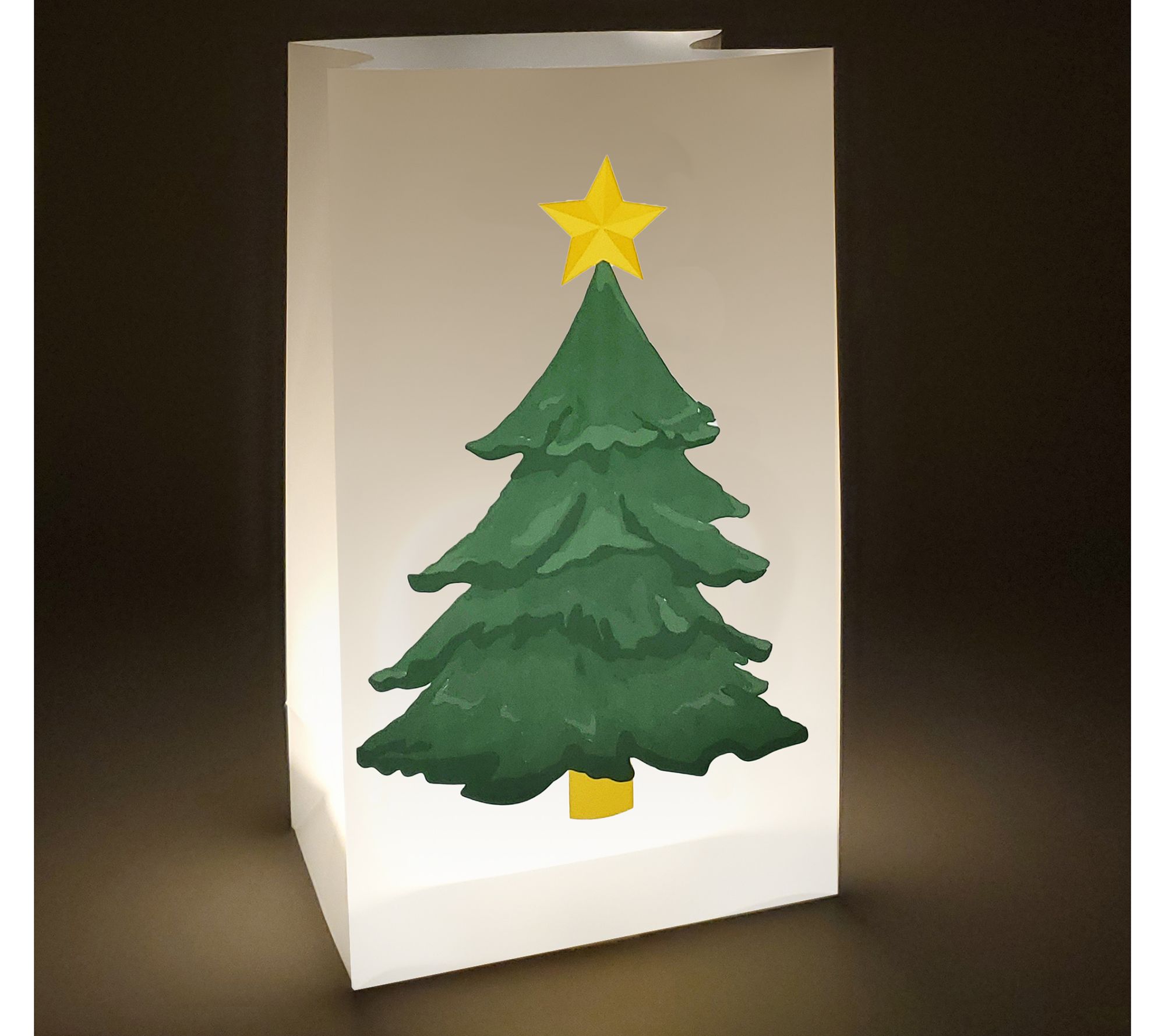 LumaBase 24-ct Luminaria Holiday Tree Bags