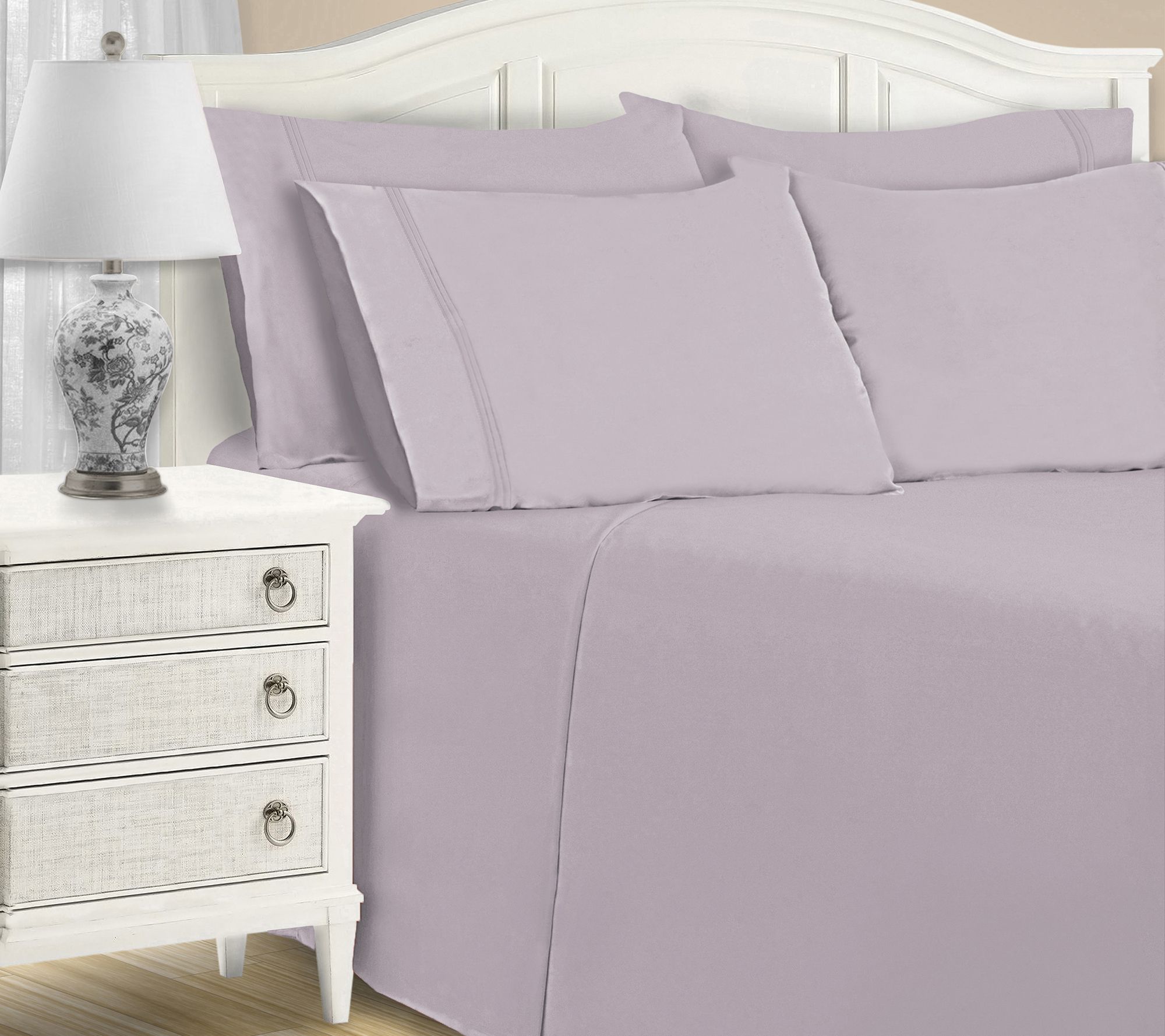 Superior 1500TC Cotton Blend 6-PC Deep Pocket Sheet Set, Full