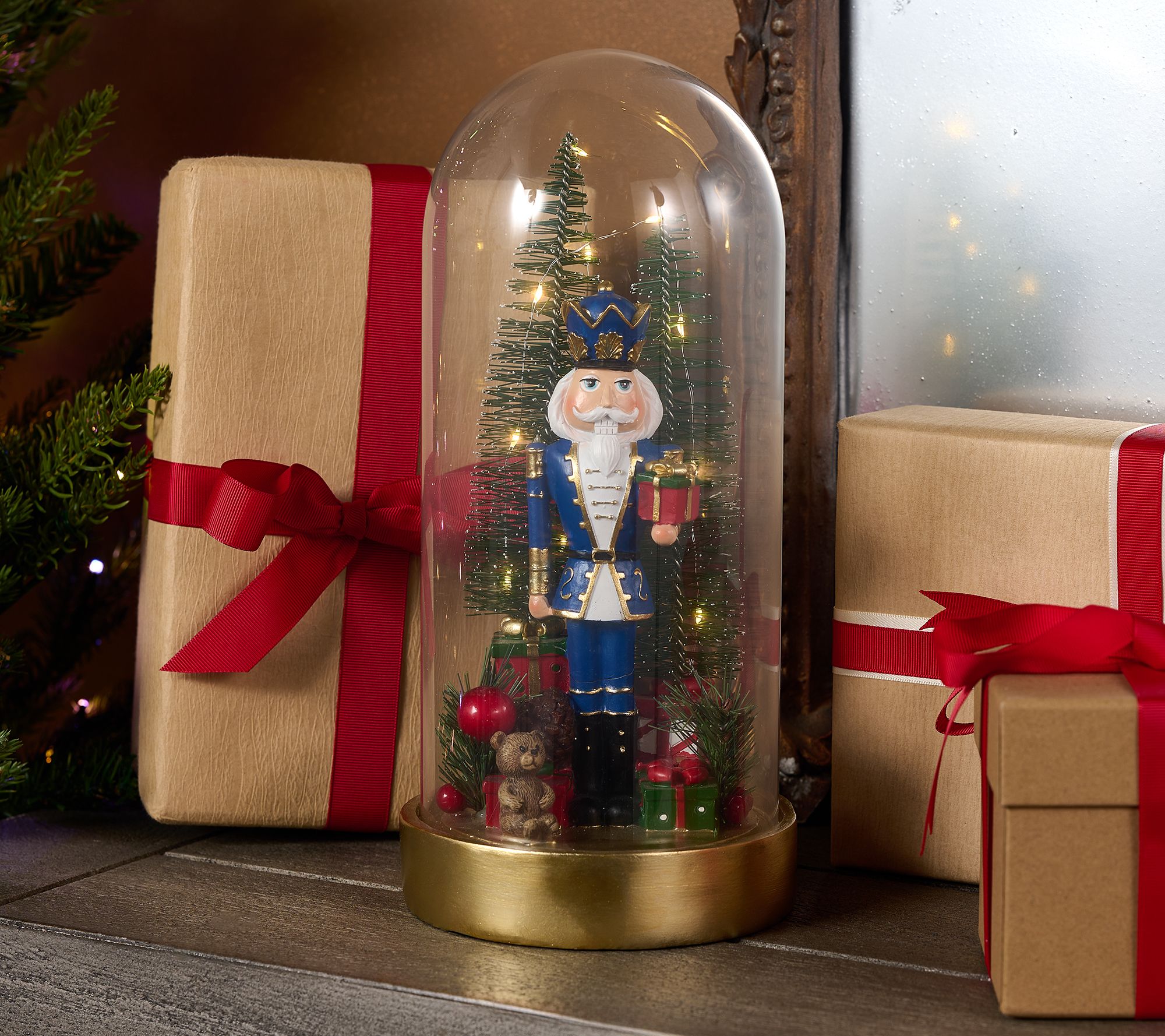 Kringle Express 11" Nutcracker Cloche Decoration