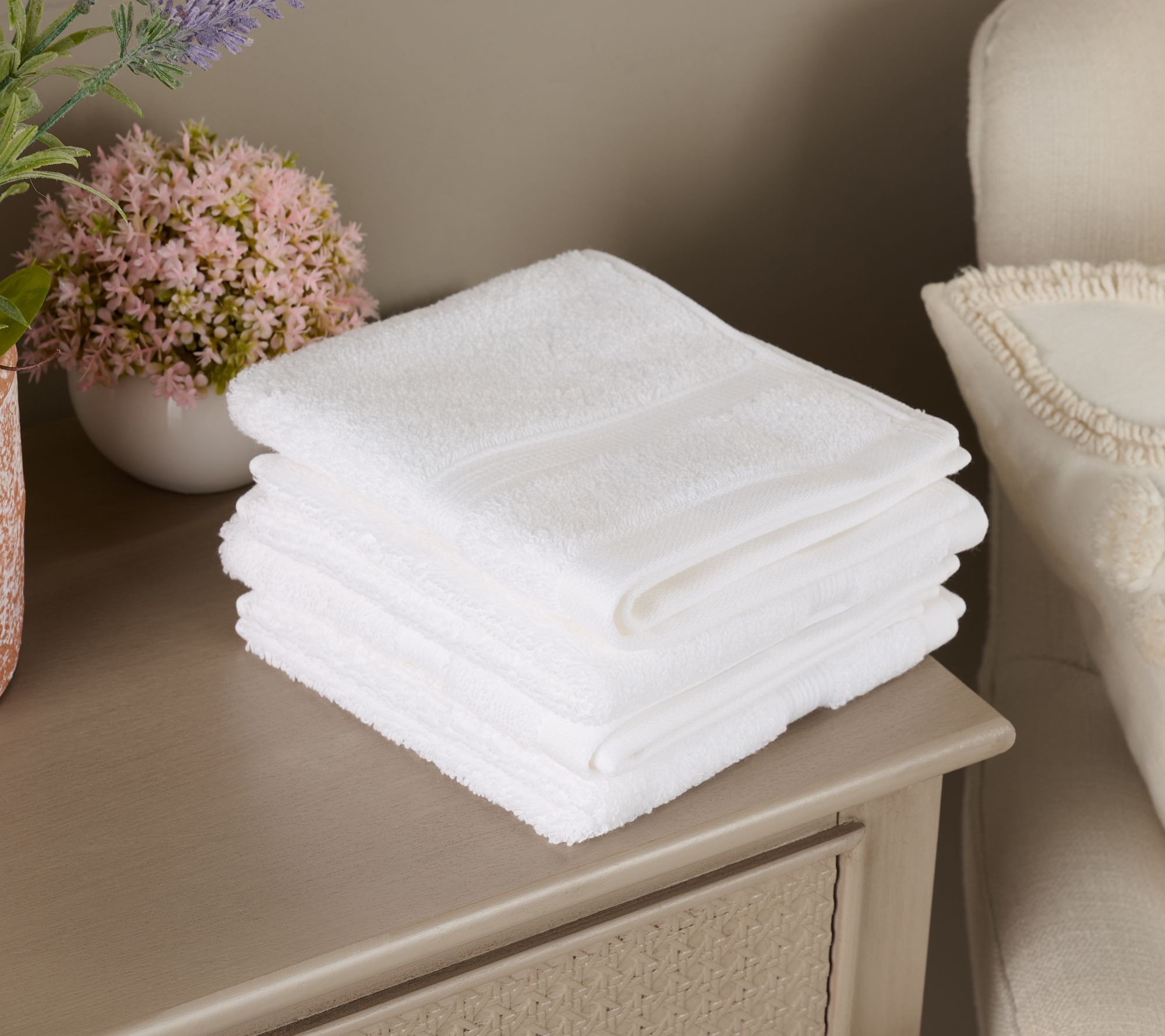 Northern Nights Egyptian Cotton 4-Piece Washcloth Set
