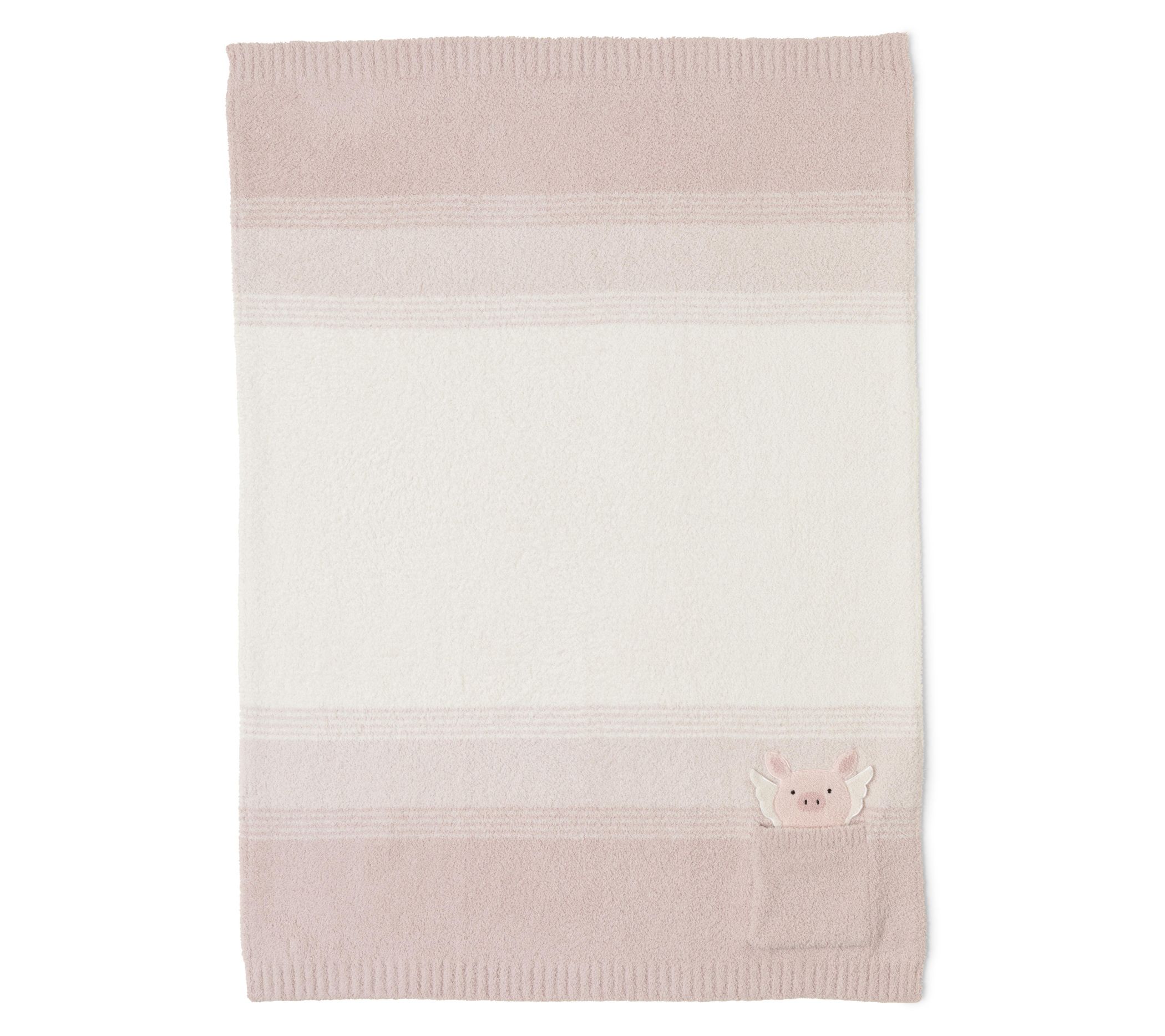 Barefoot Dreams CozyChic Flying Pig Stroller Blanket - QVC.com