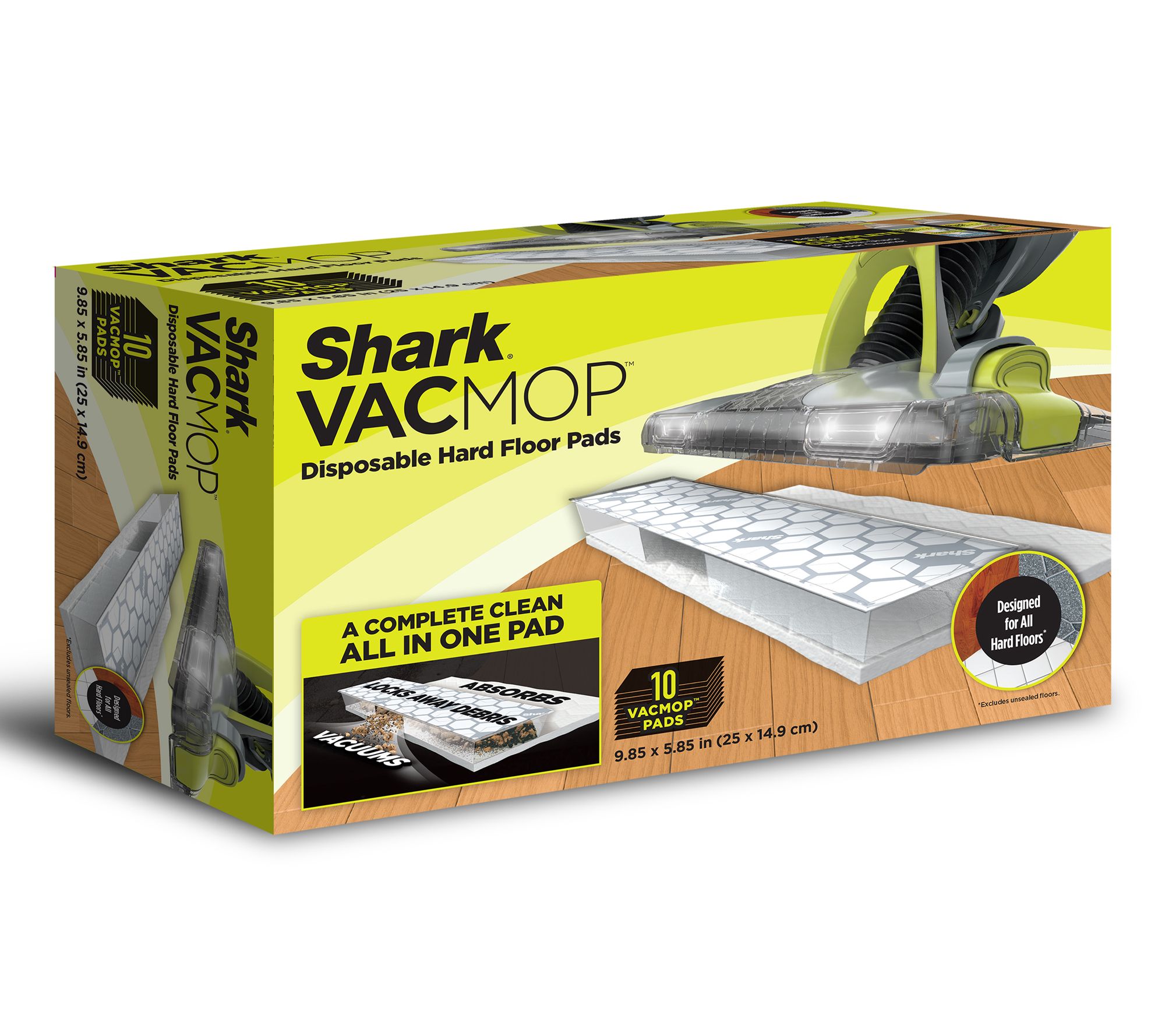 Shark VACMOP Disposable Hard Floor Pads - 10 Co unt