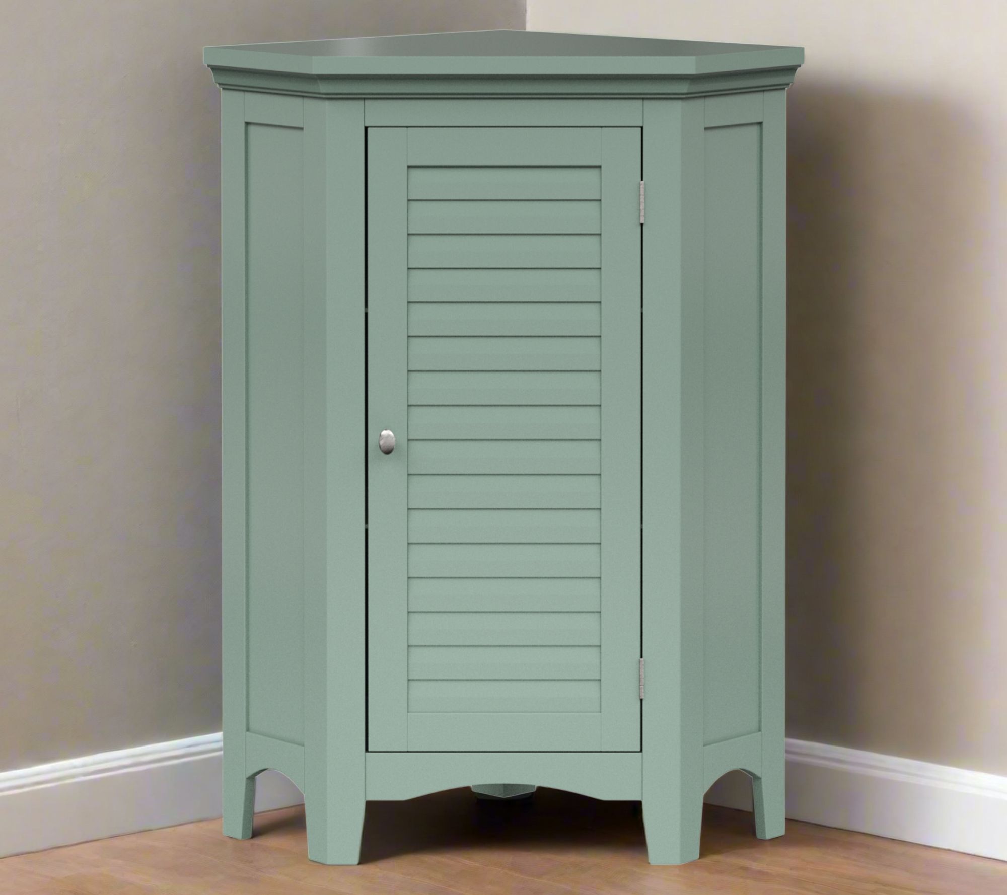 Teamson Home Glancy Corner Floor Cabinet