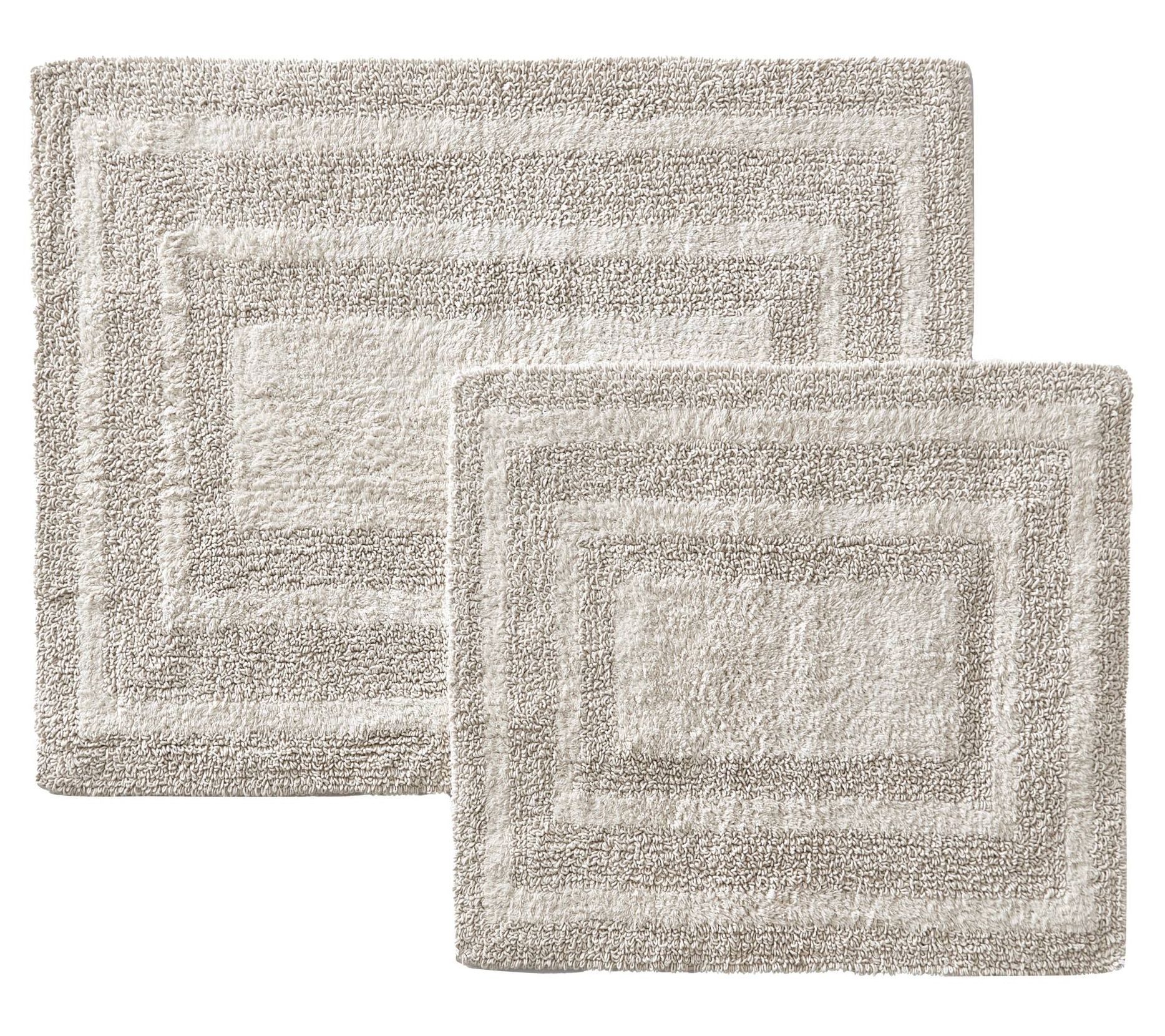 Eddie Bauer Logan Reversible Parchment Bath RugSet