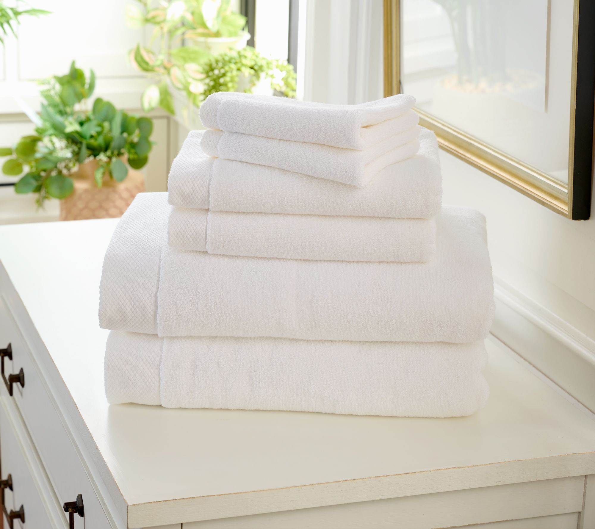 "As Is" Christy Luxe 6pc Turkish Towel Set