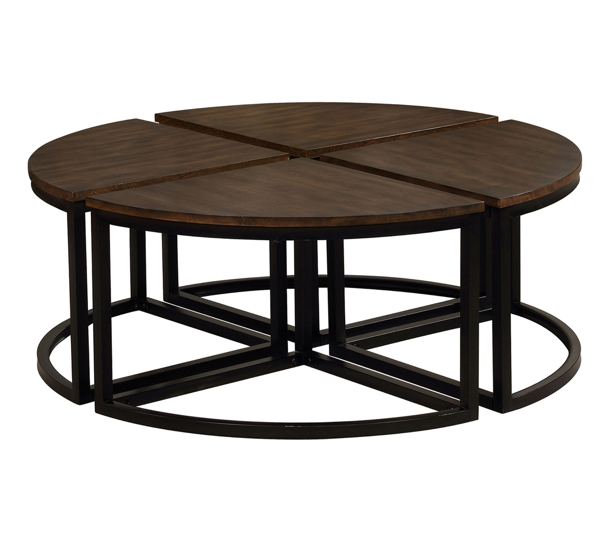 Alaterre Furniture Arcadia Set of 4 Wedge Tables