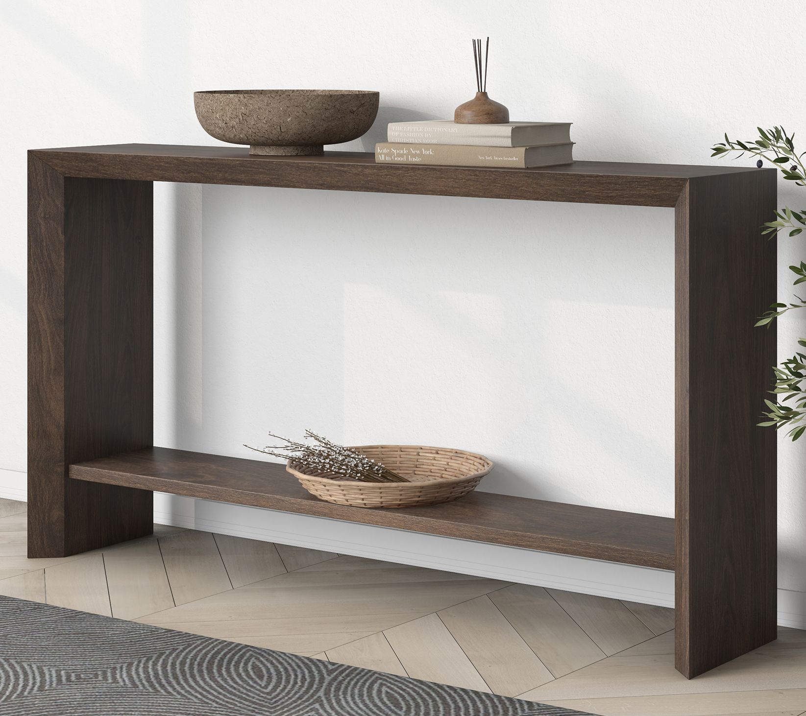 Hudson&Canal Osman 55" W Rectangular Console Table