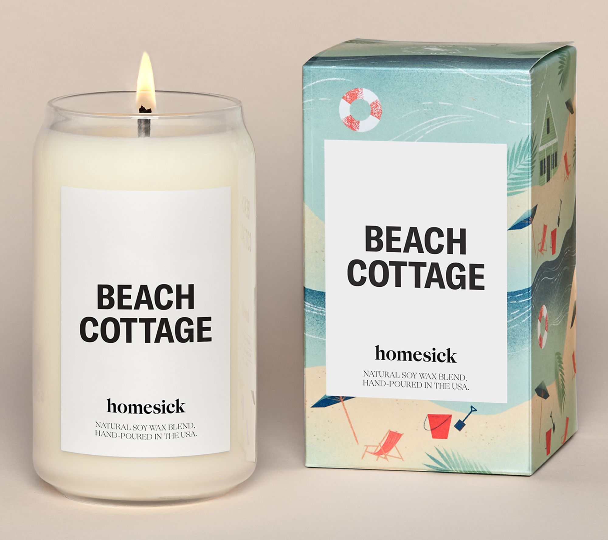 Homesick Beach Cottage Candle