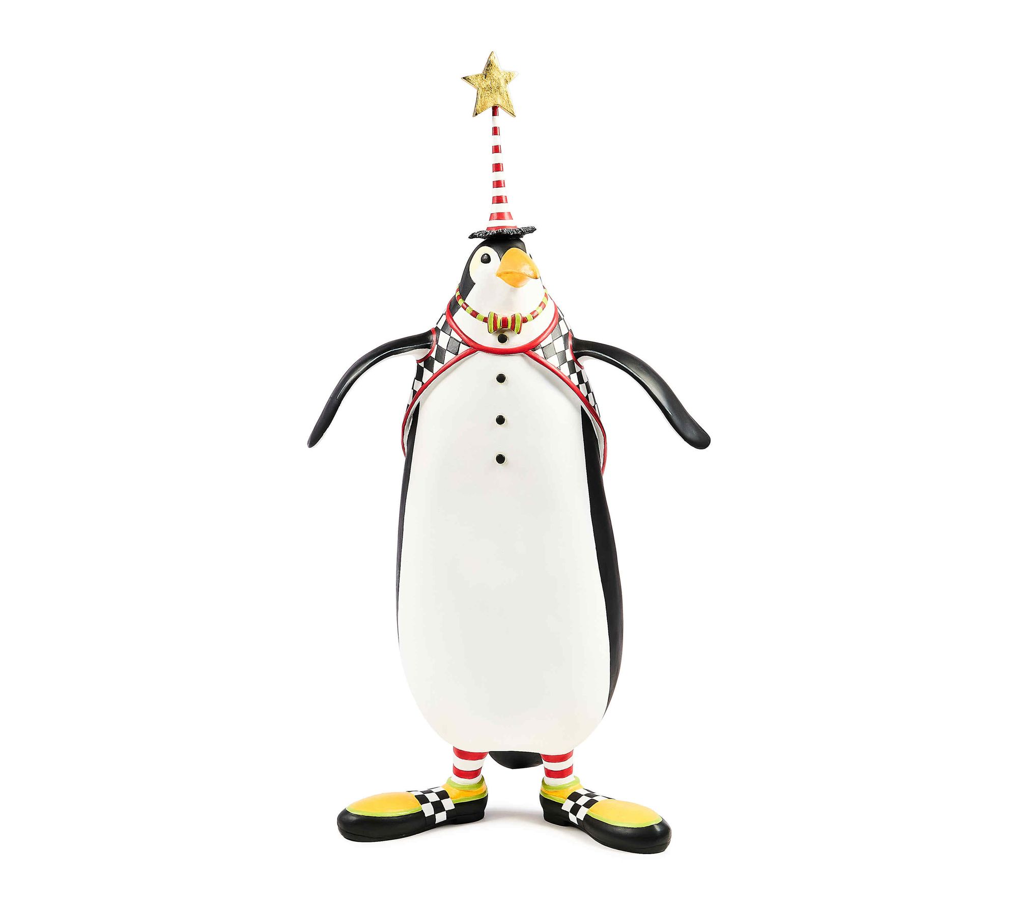 MacKenzie-Childs Thaddeus Penguin Display Figure