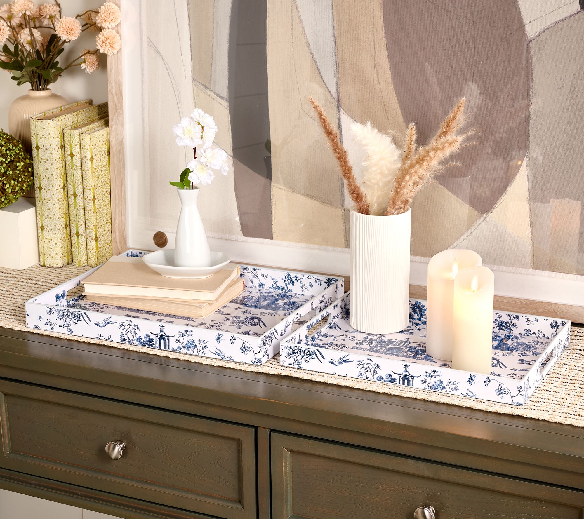 Hotel du Cobb by Dennis Basso S/2 Entertaining Trays