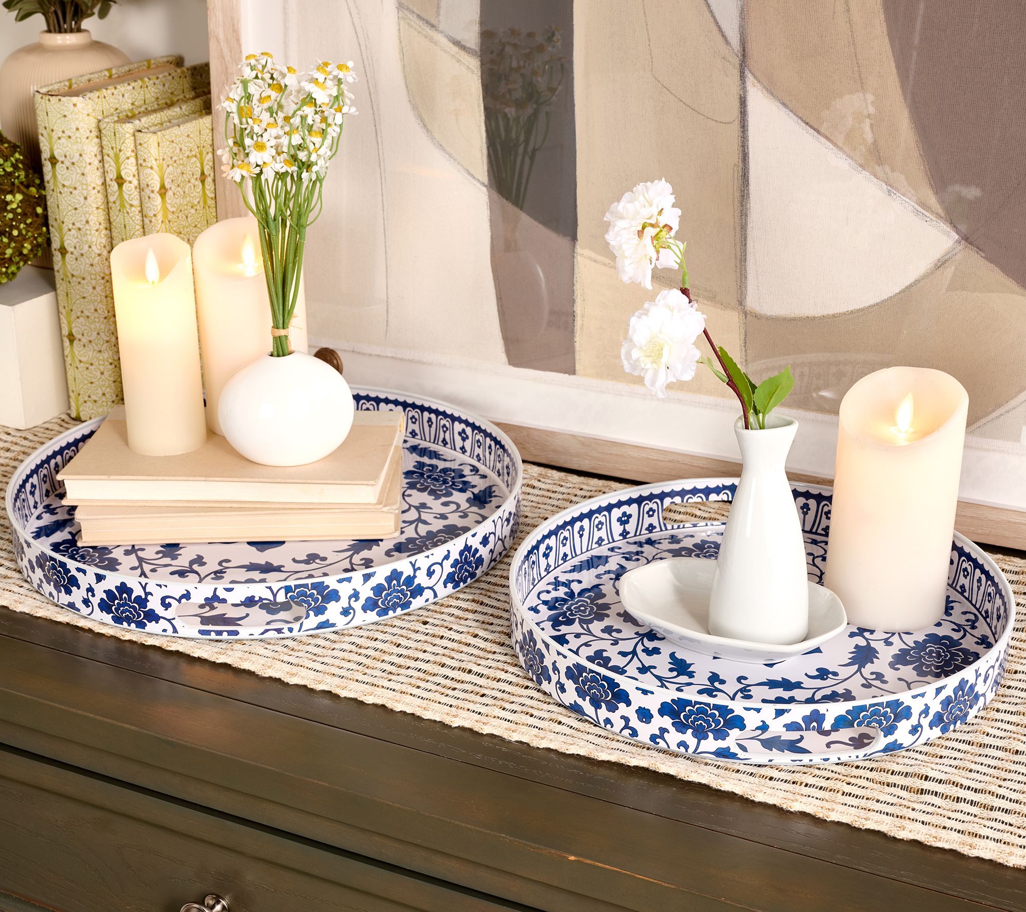 Hotel du Cobb by Dennis Basso S/2 Entertaining Trays