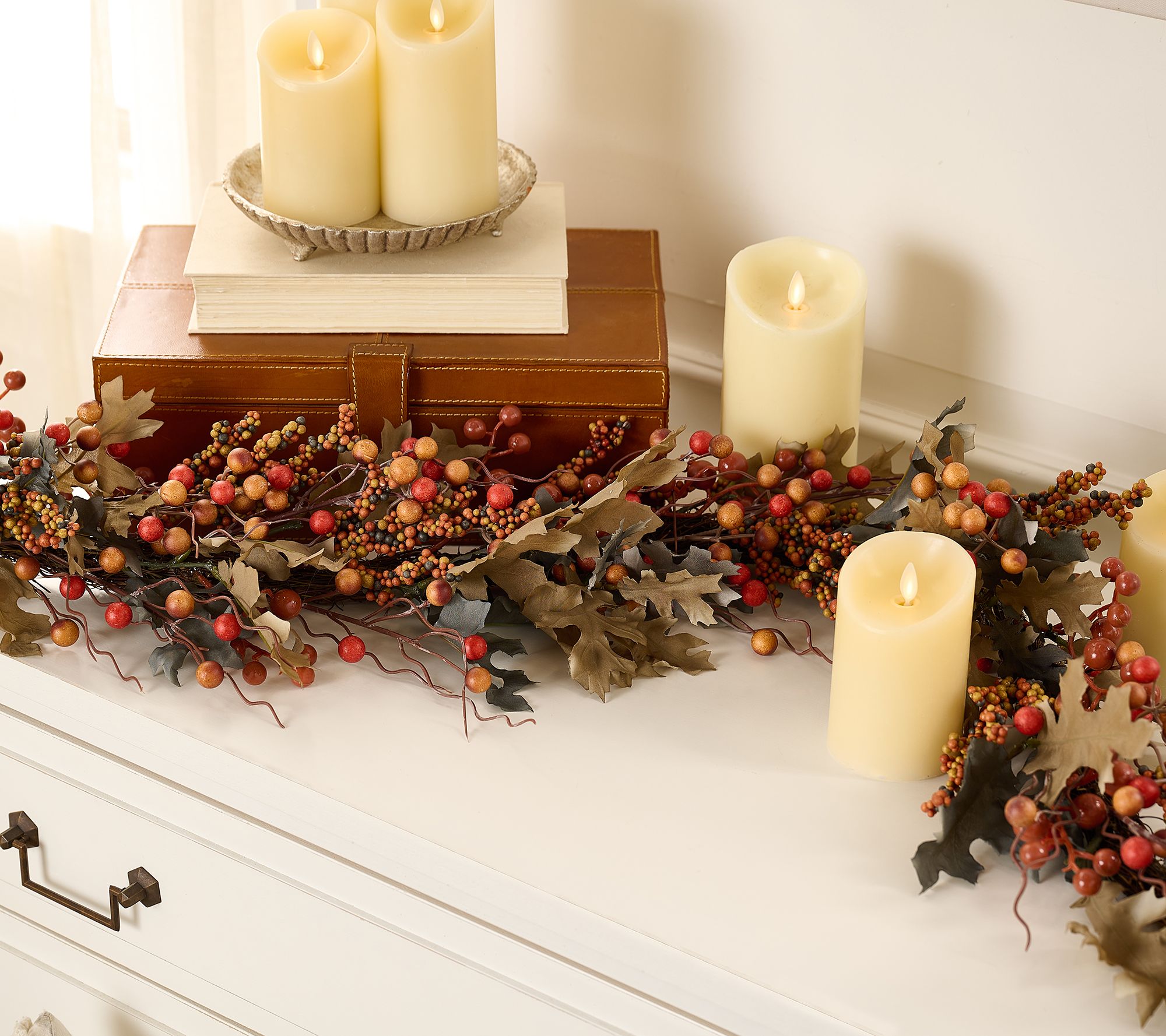 "As Is" Home Reflections 4' Berry & Leaf Garland