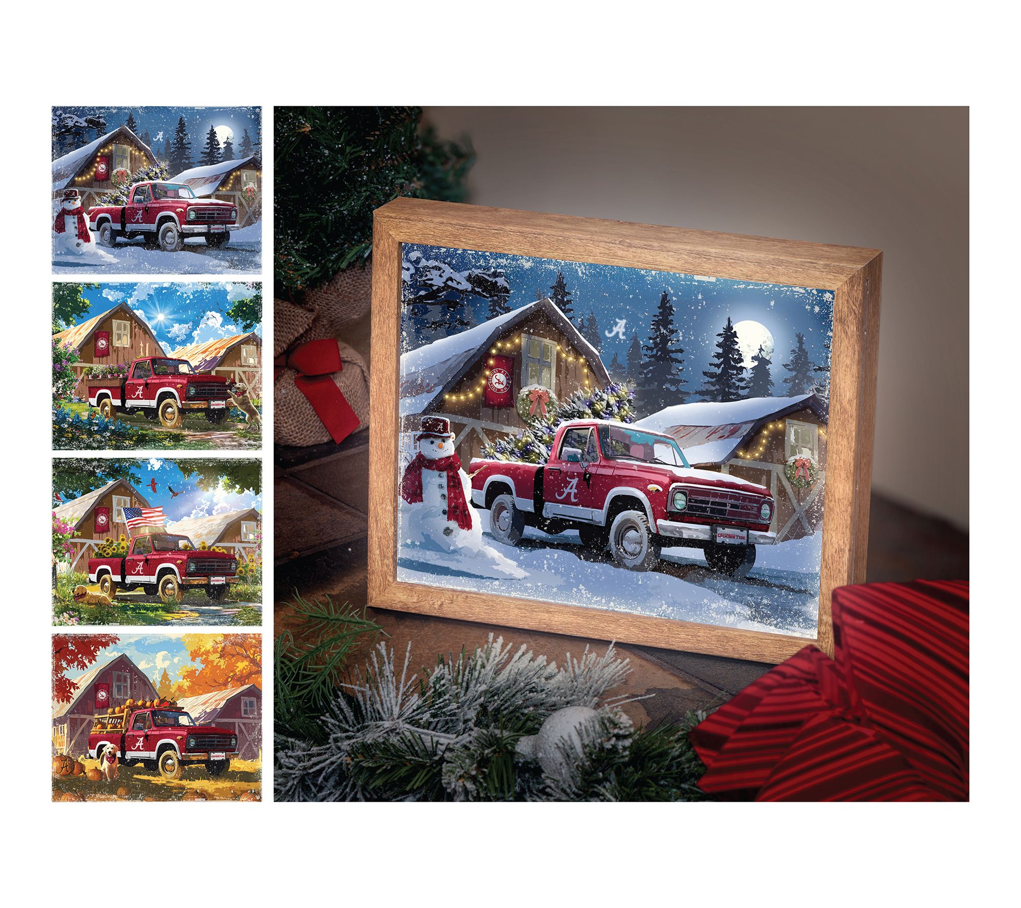 Sporticulture NCAA College LED Lite Box Four Seasons