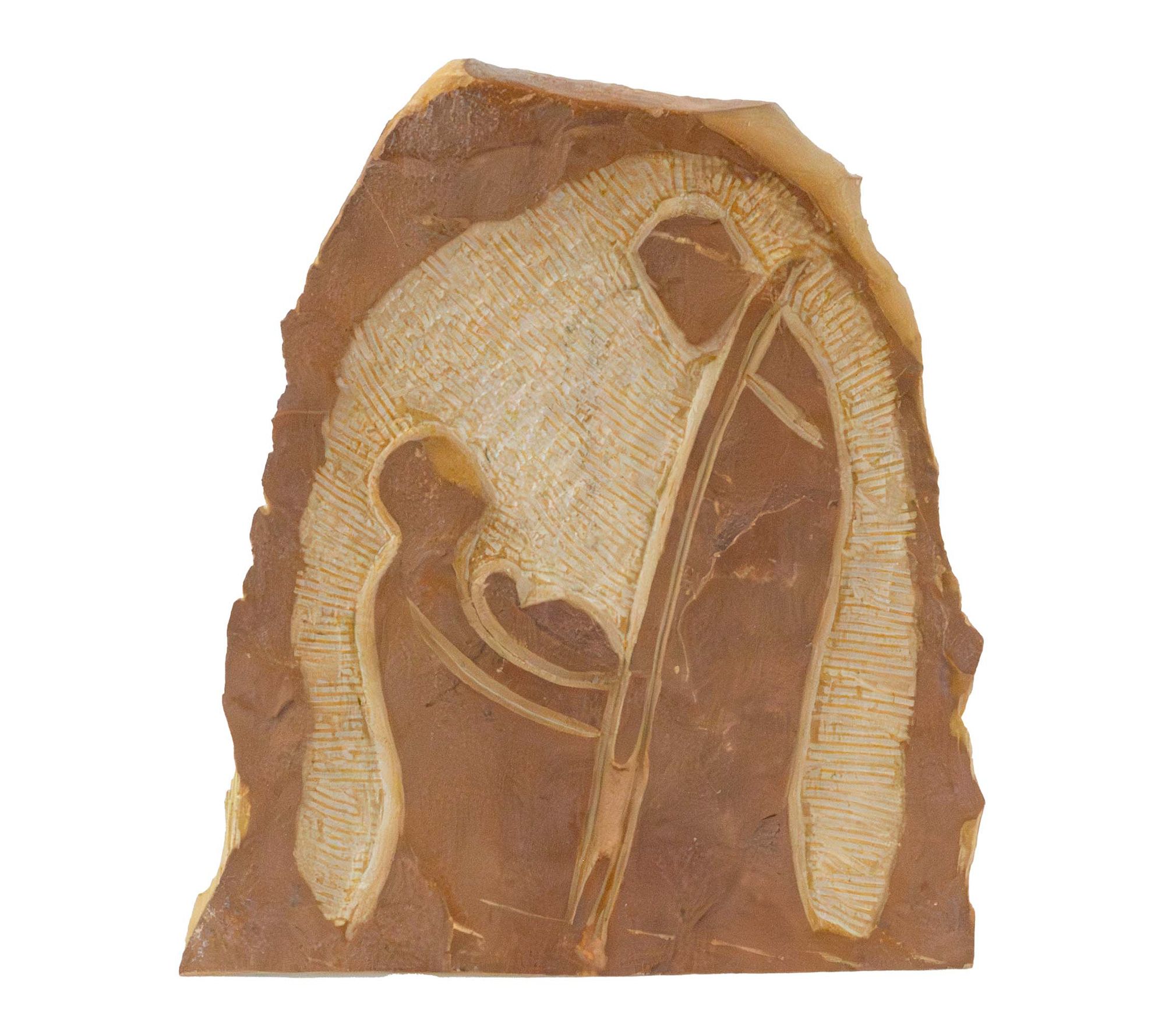 Global Crafts Soapstone Kenya Holy Family Sculpture