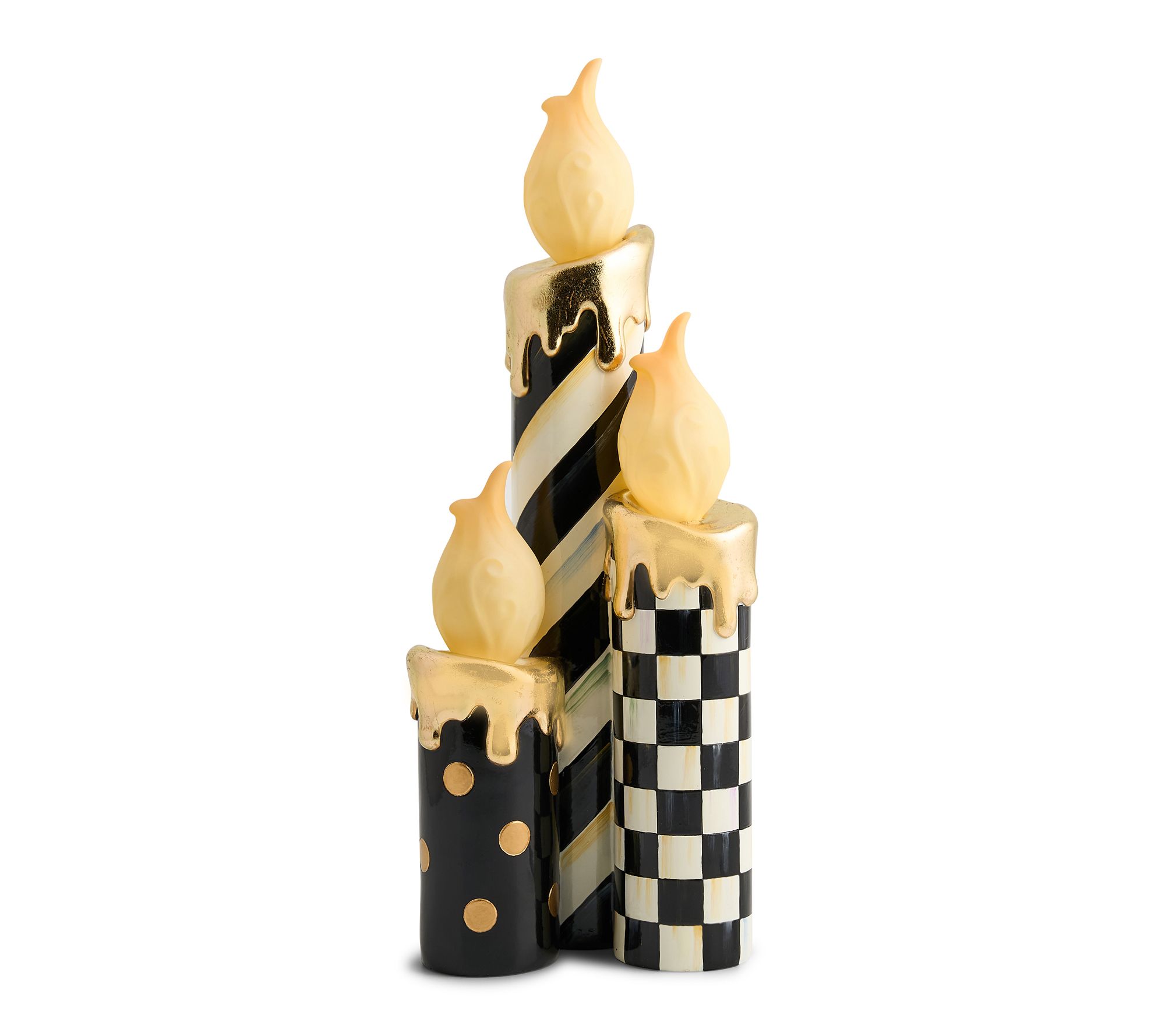 MacKenzie -Childs Illuminated Trio Candle