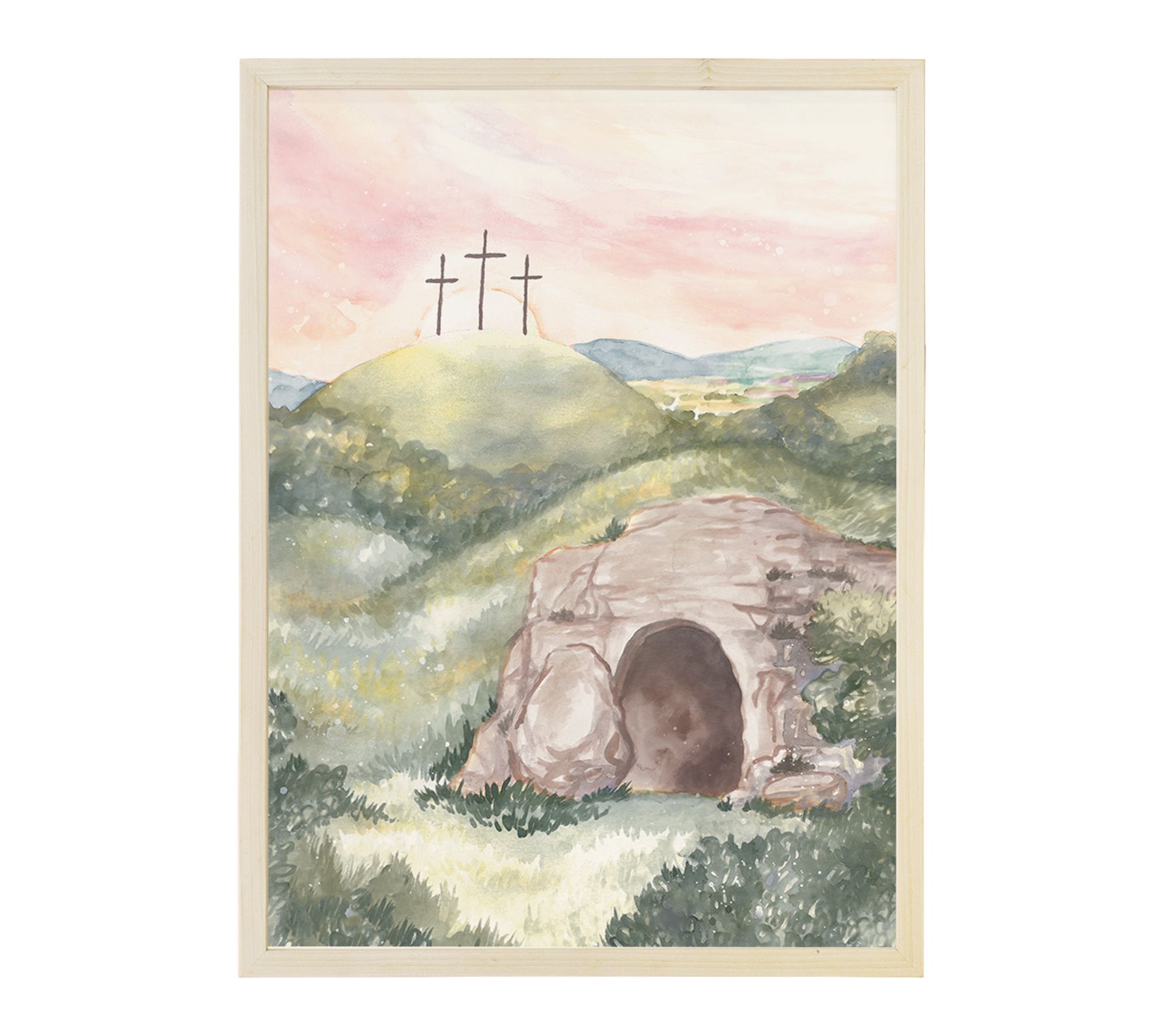 Sincere Surroundings 24" Empty Tomb Sunrise Thin Frame