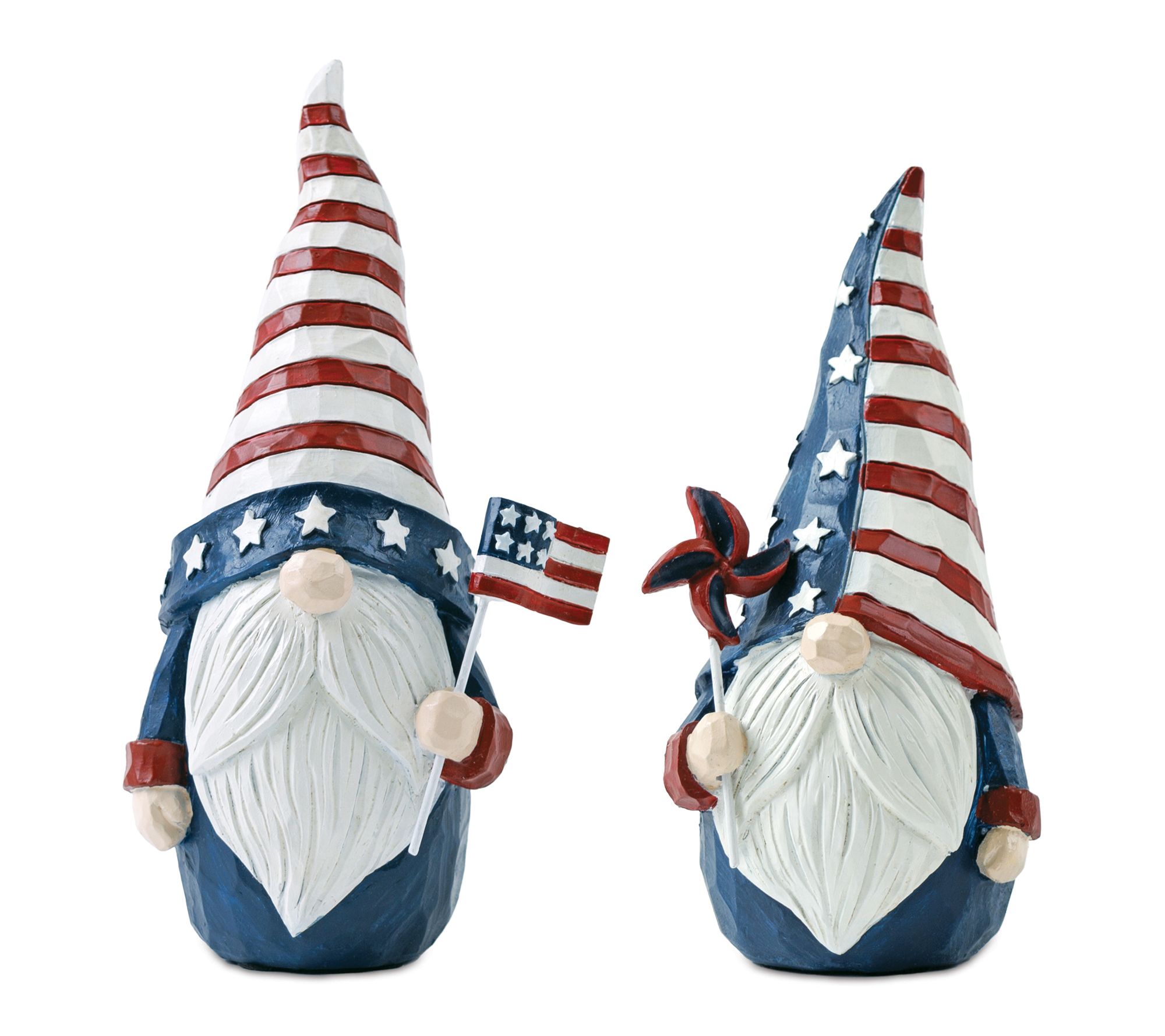 Melrose International Americana Gnome Figurine(Set of 2)