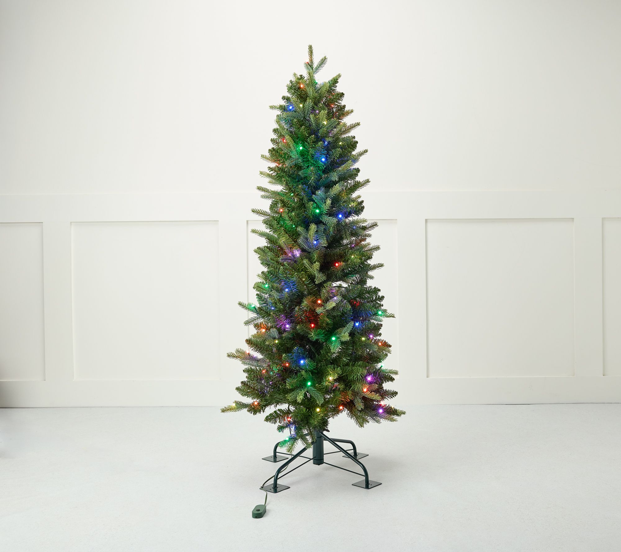 Bethlehem Lights 5' Color Prism Indoor/Outdoor Slim Tree
